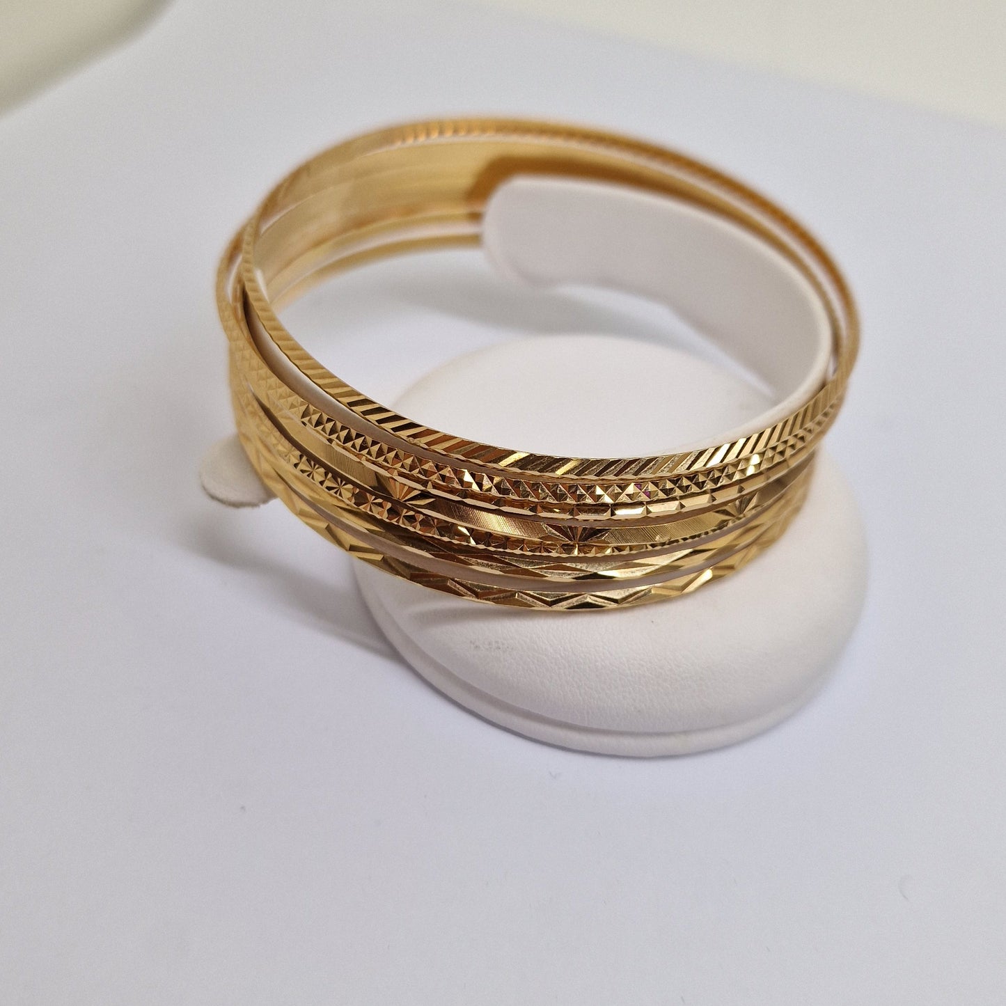 Bracelet Jonc Semainier en Or Rose 18K 44.56 Grs