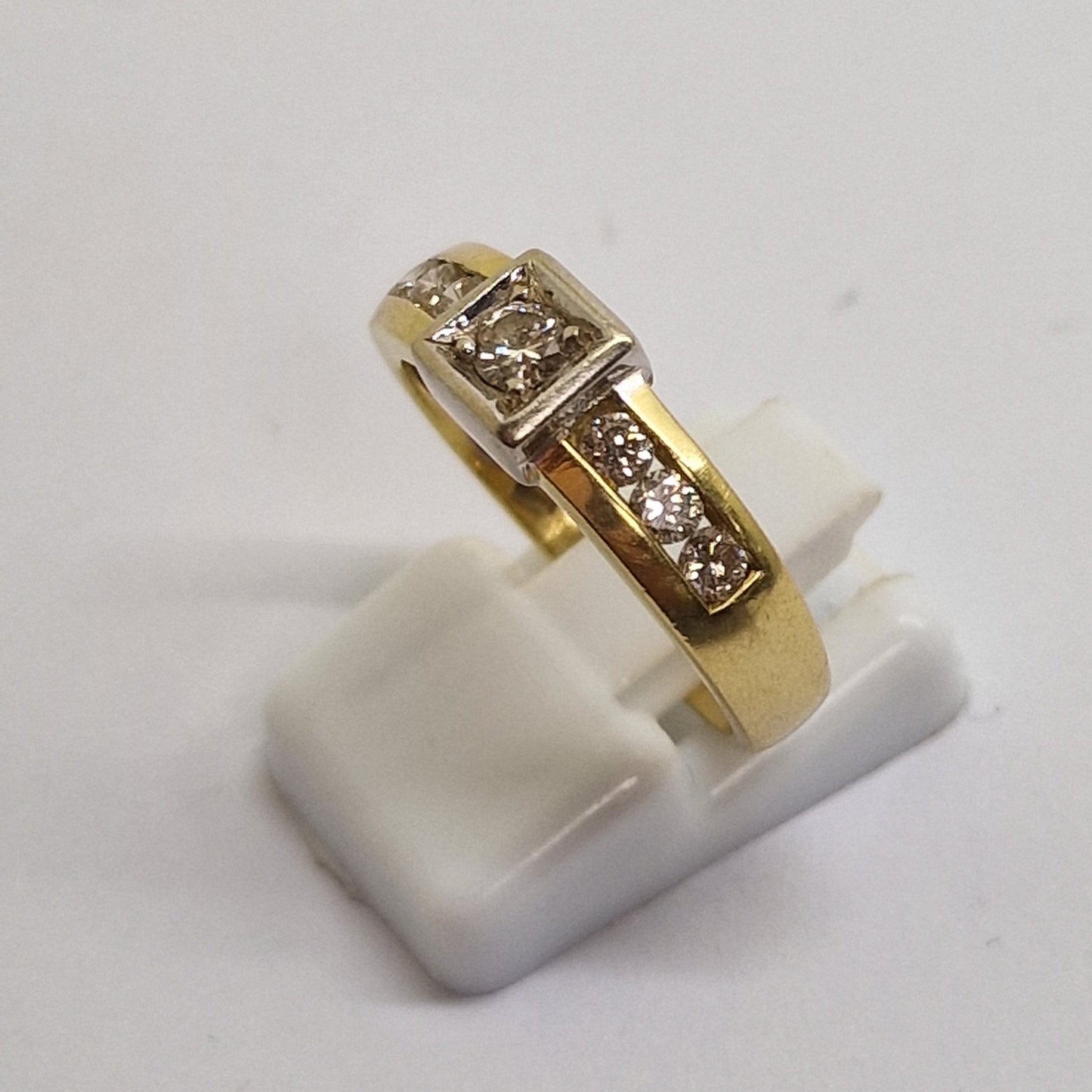 Bague en or Jaune 18K Taille-56