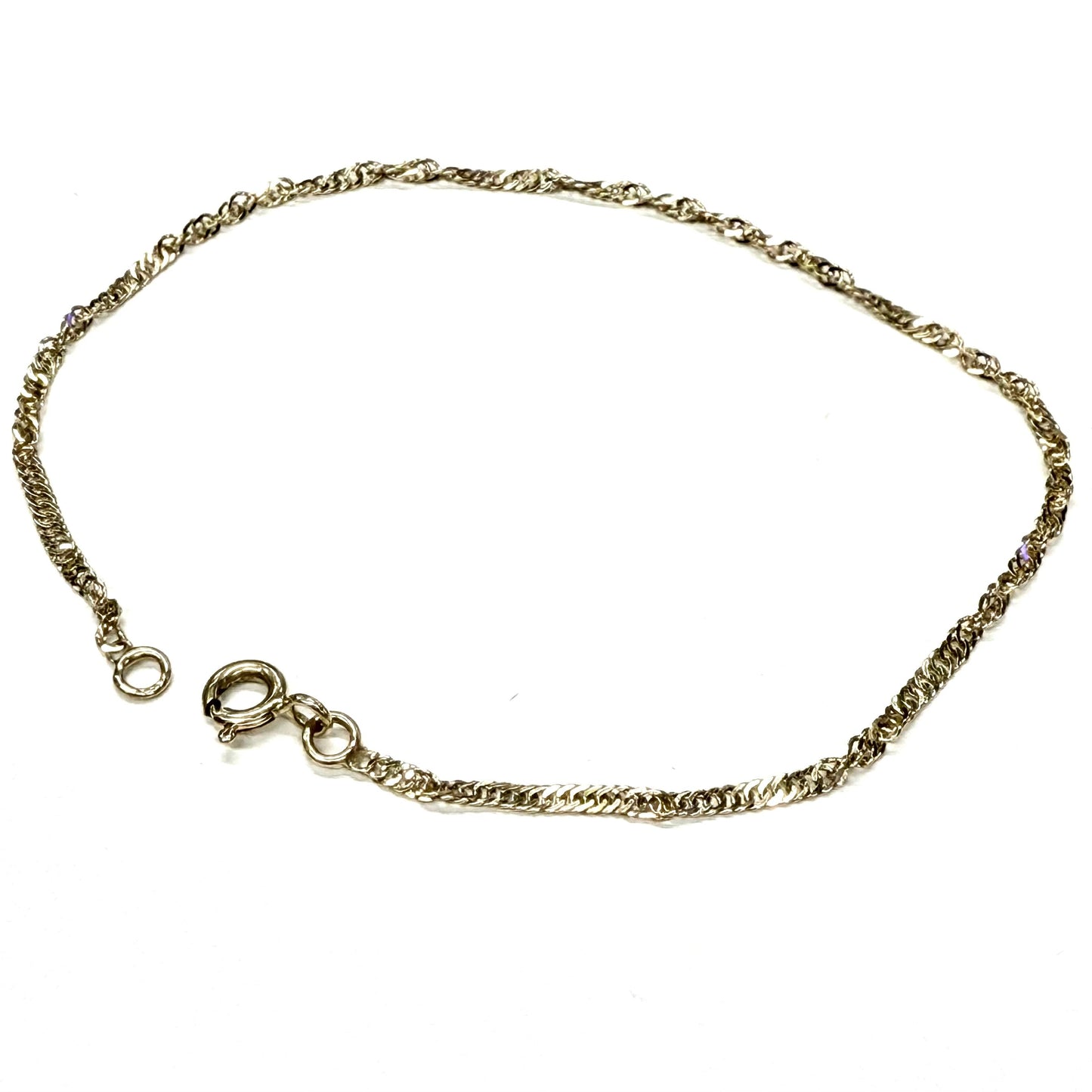 Bracelet torsadé en or jaune 18K - 1.25 Grs
