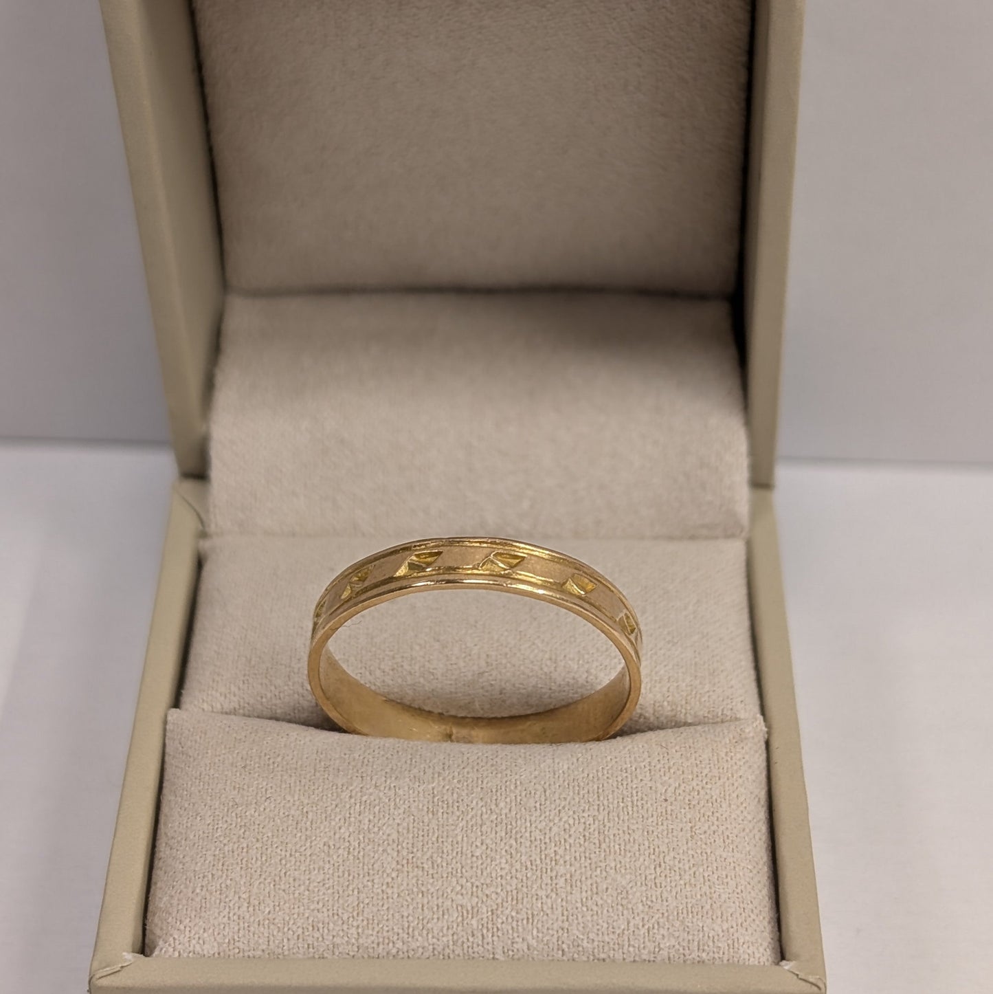 Bagues Alliance en Or Jaune 18K Taille-64
