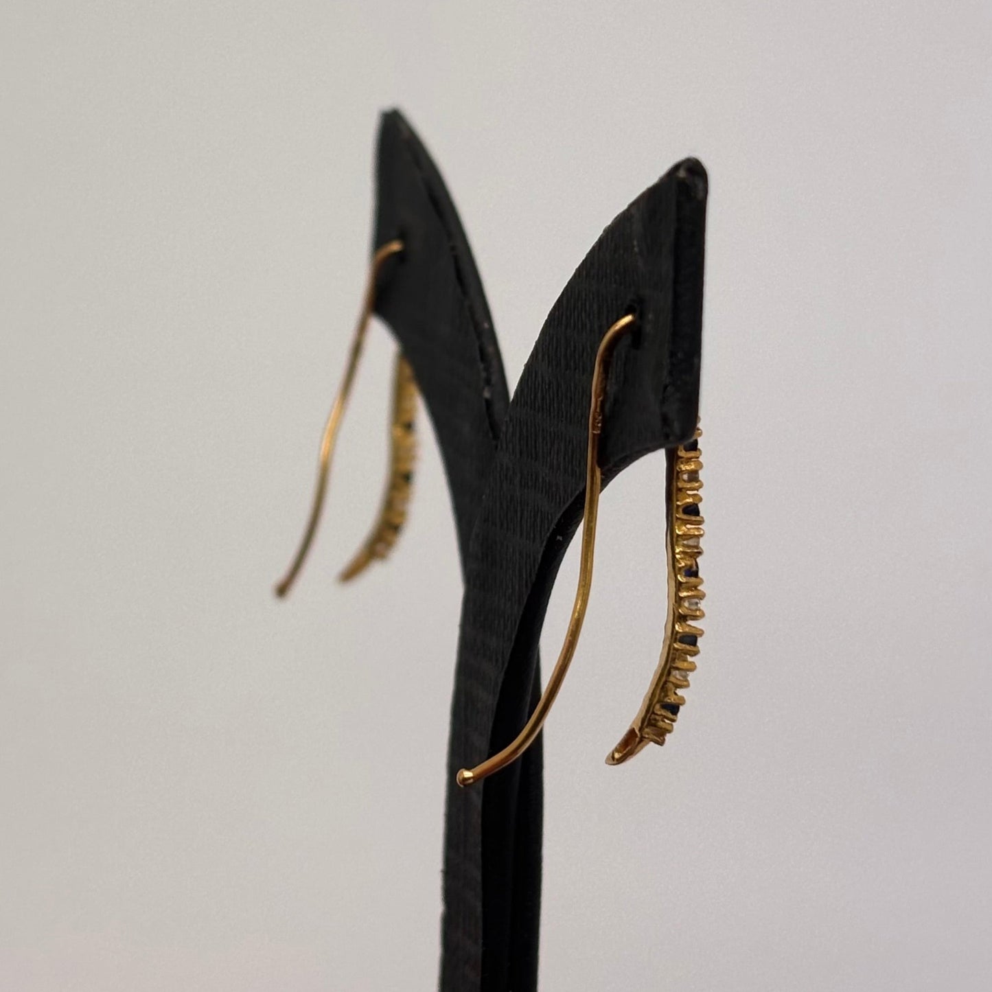 Boucles d'oreilles créoles en or jaune 18K