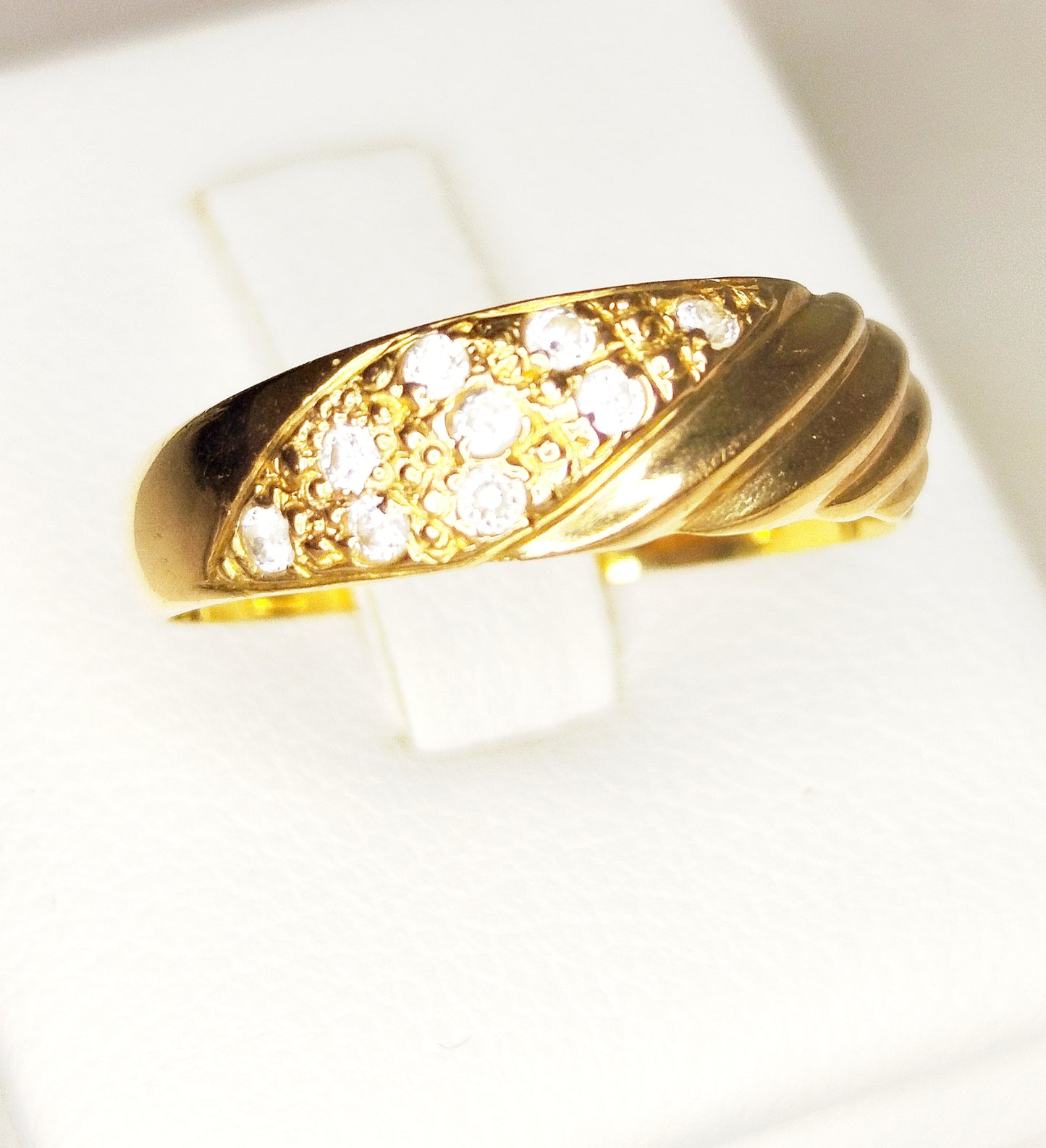 Bagues en or jaune 18K Taille-56