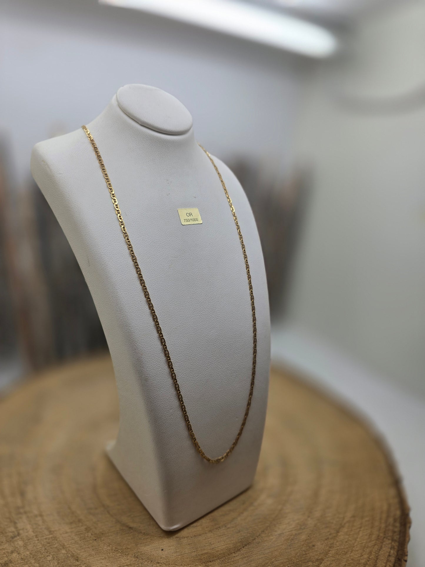 Collier Sautoir en Or Jaune 18K 3.99 Grs