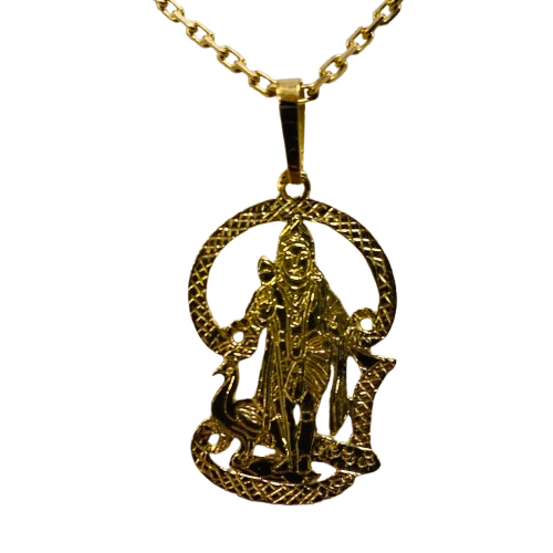 Pendentif Muruga en Or Jaune 18K symbole spirituel