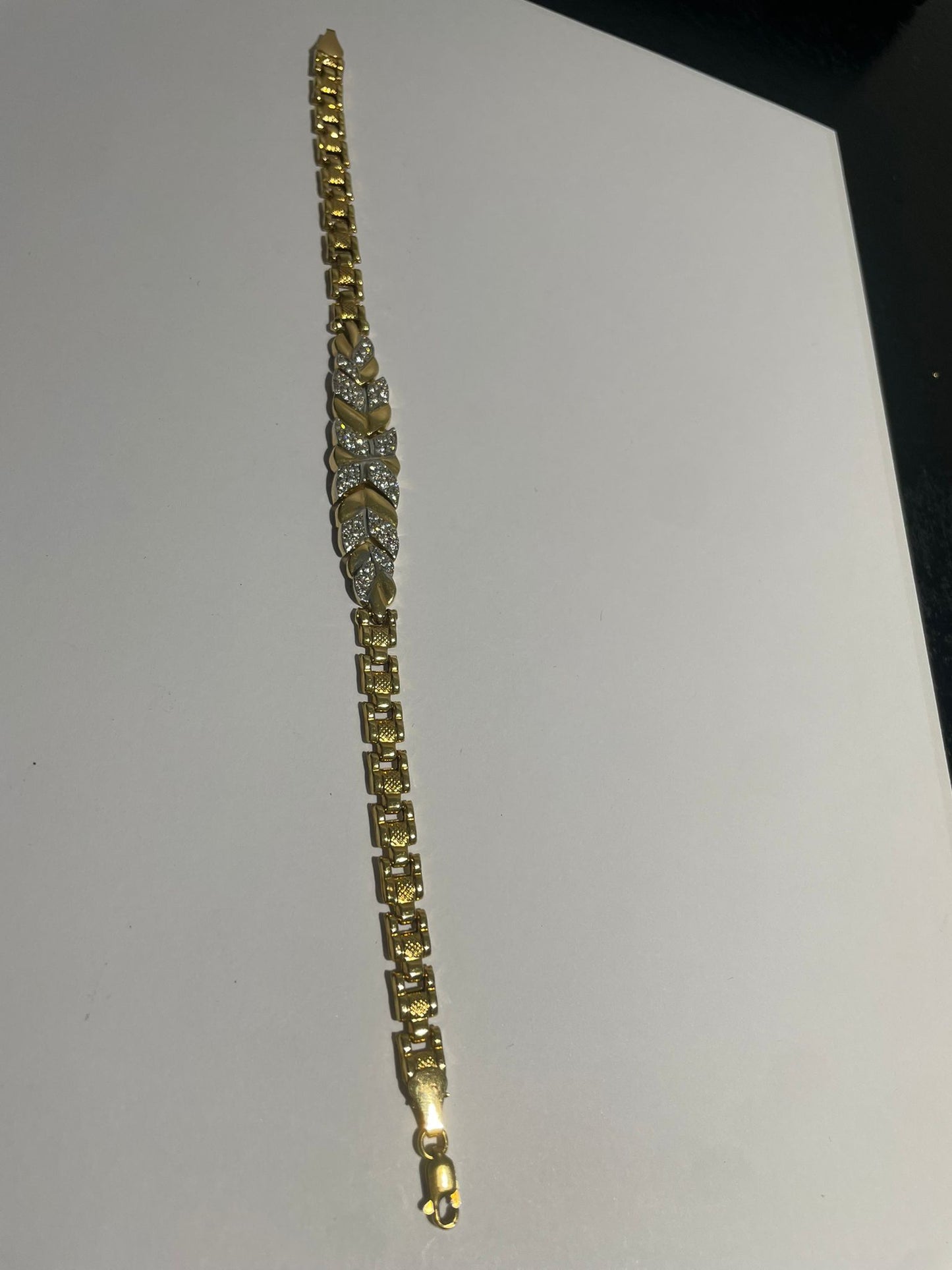 Bracelet Maillon Vénitien Or Jaune 18K 13.31 Grs