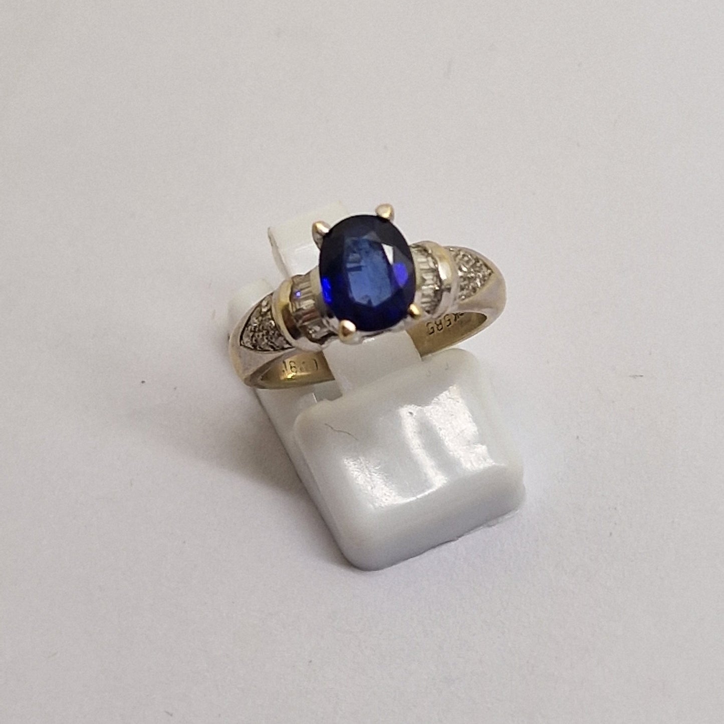 Bague Ancienne en Or Jaune 18k Taille-49