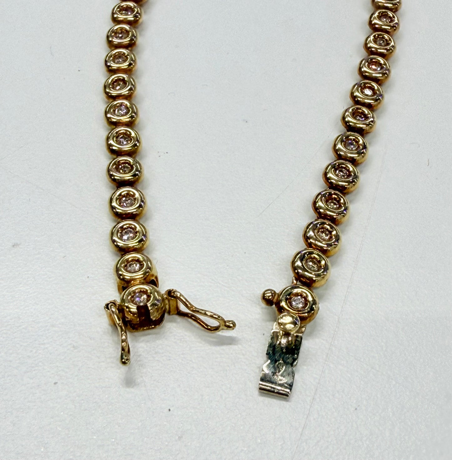Bracelet Rivière en Or Jaune 18k 9.79 Grs