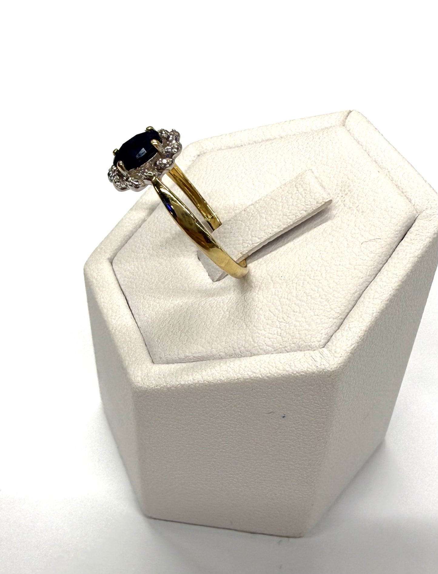 Bague en Or Jaune et or Blanc 18k Taille-55