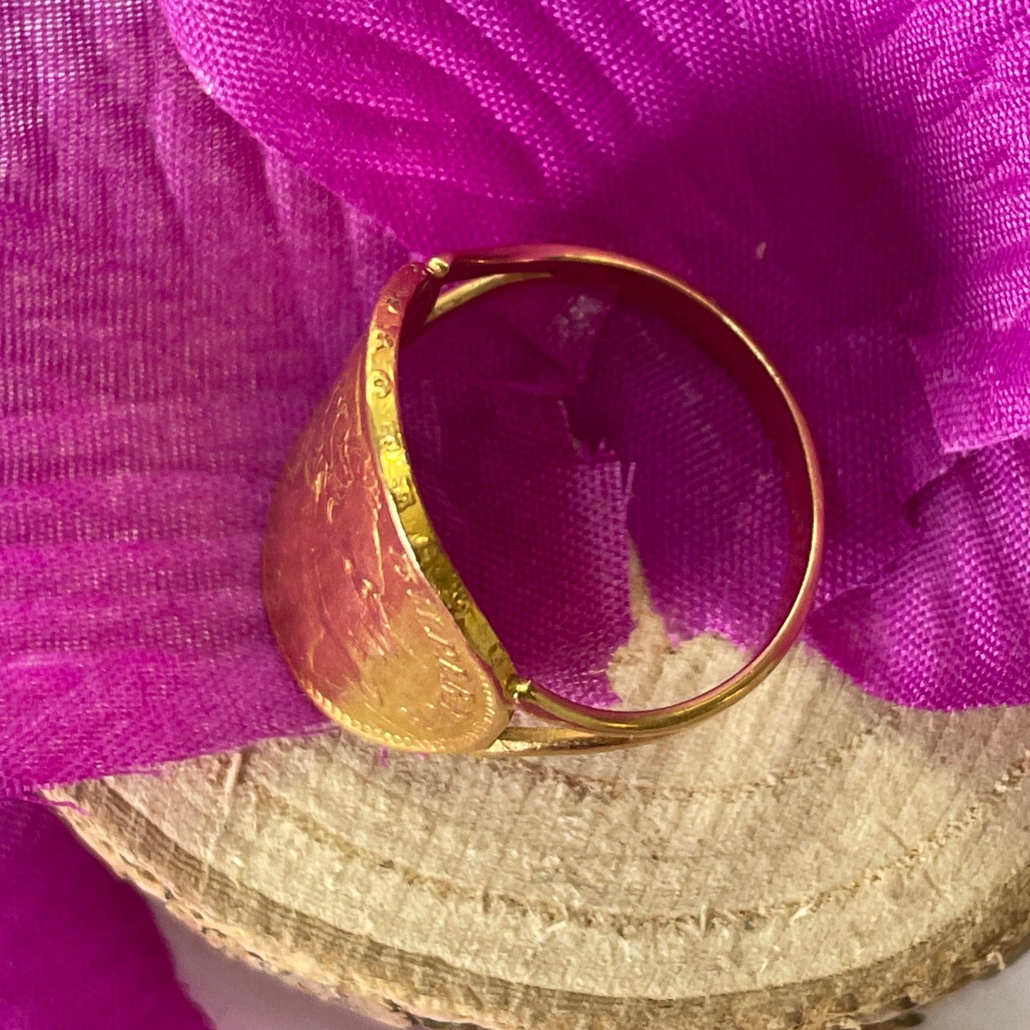 Bague en Or jaune 18K Taille-58