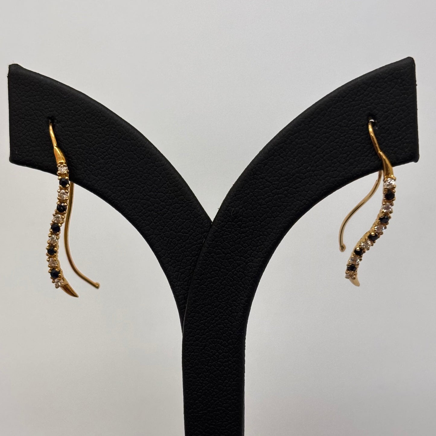Boucles d'oreilles créoles en or jaune 18K