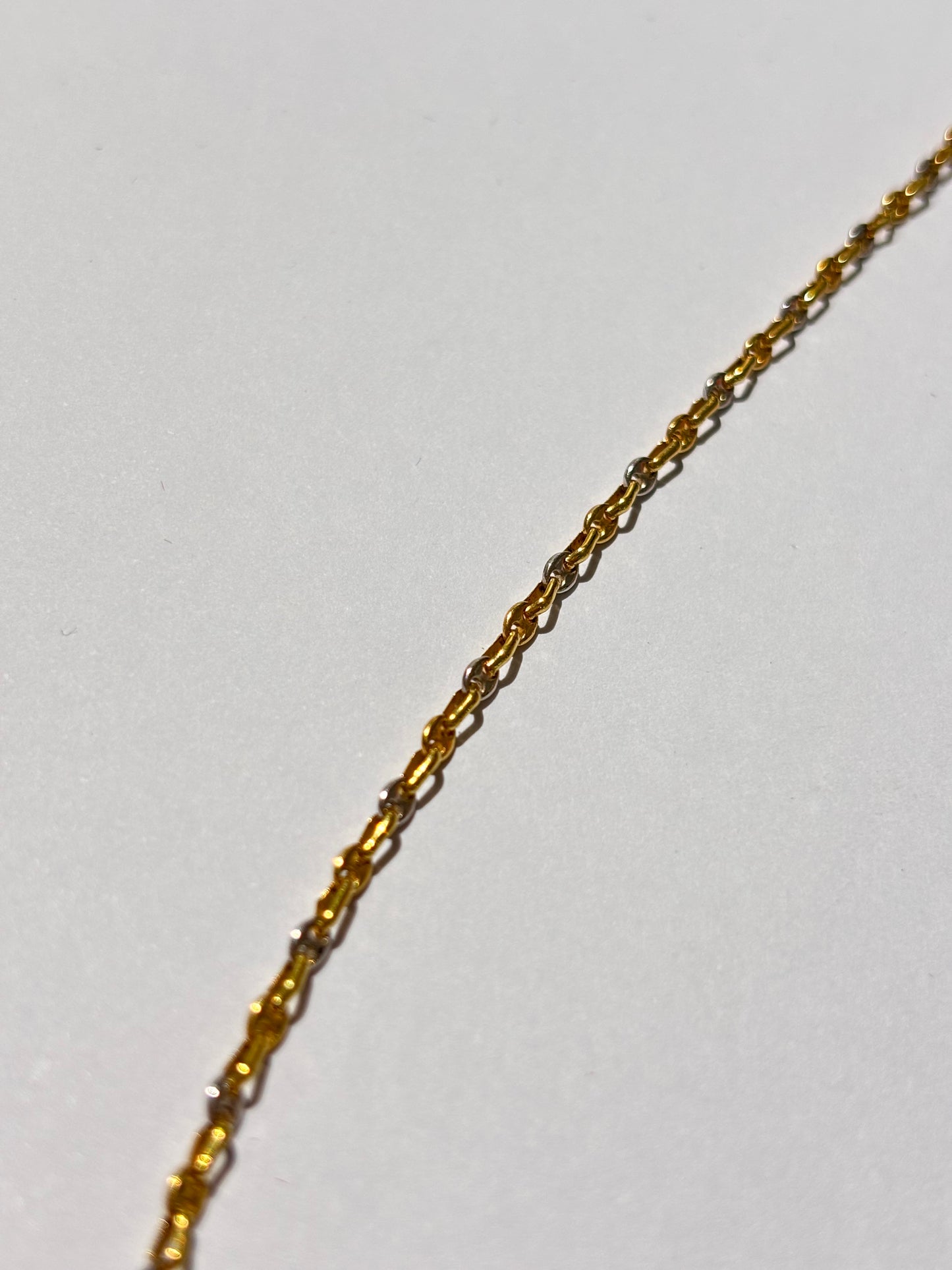 Collier Sautoir Grain de Café Or Jaune 18K