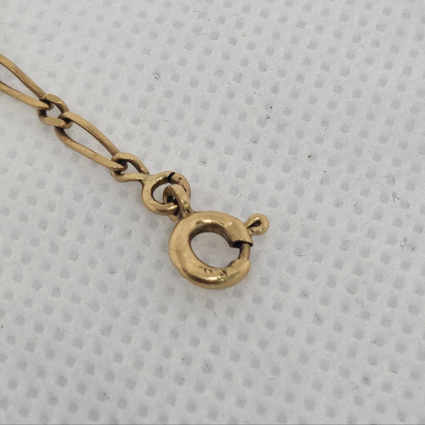 Collier en Or Jaune 18 Carats, Maille Cheval Torsadée Longueur -45