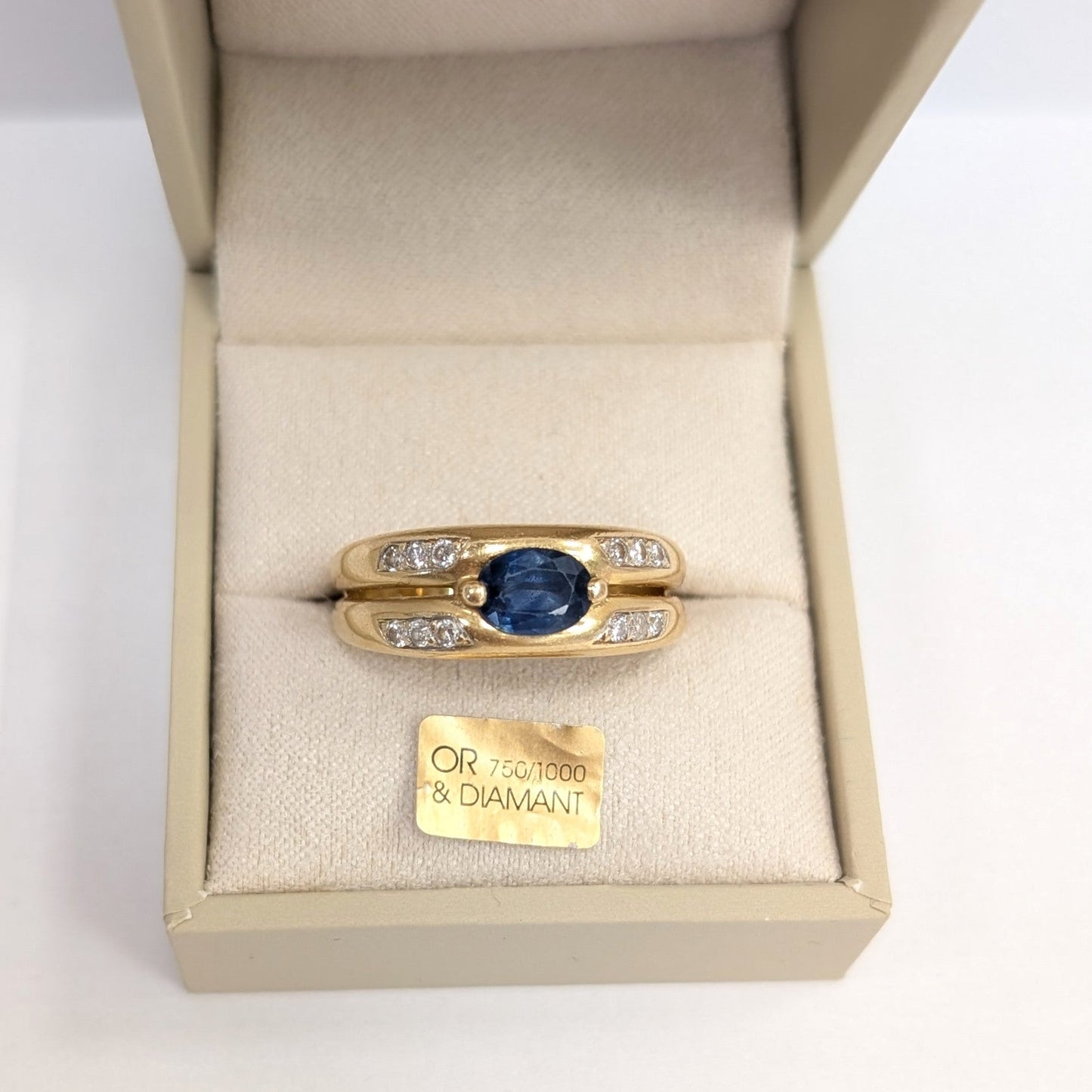 Jonc en or jaune 18K Taille-59