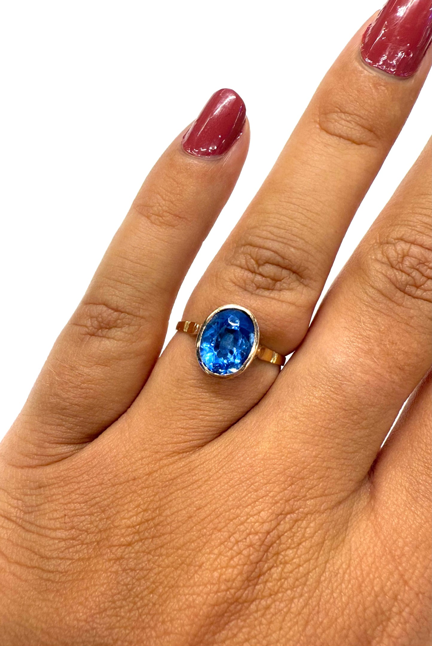 Bague en Or Jaune 18k Taille-53