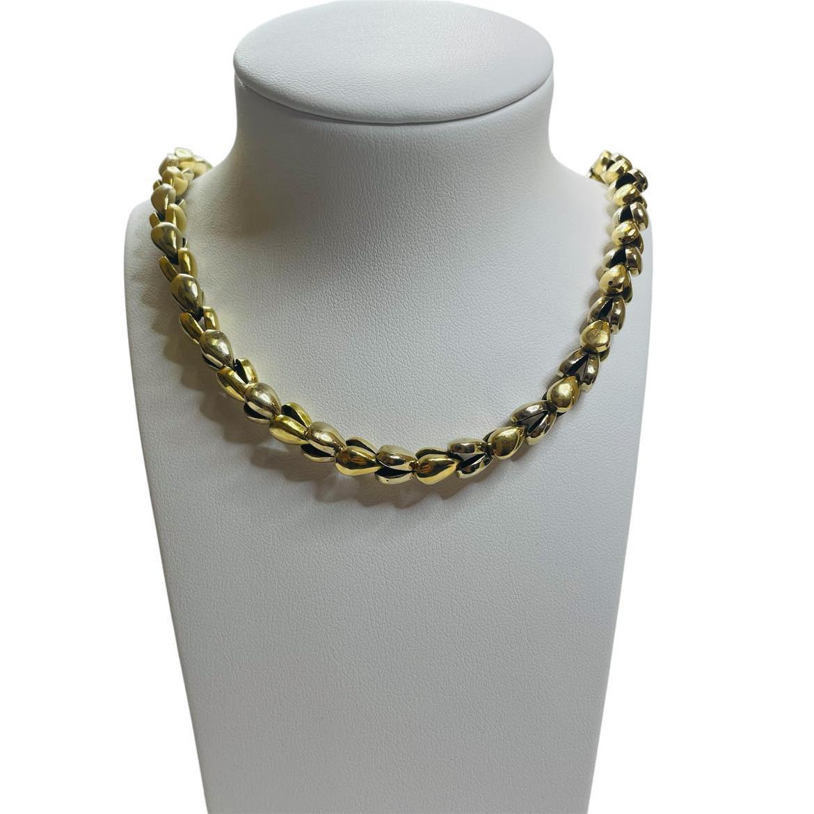 Collier Ras du Cou en Or Jaune 18K 50.55 Grs