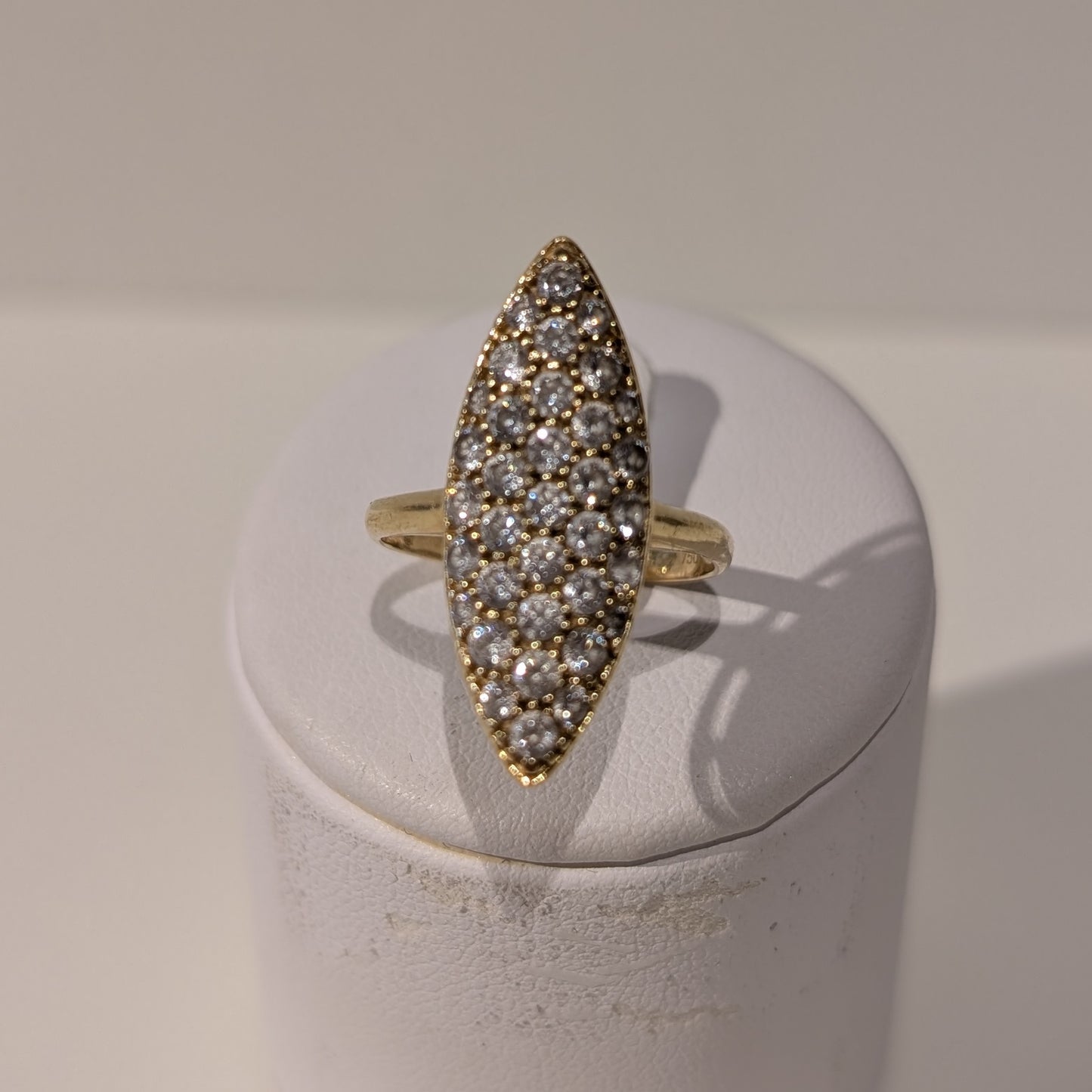 Bagues Marquise Or Jaune Taille-54