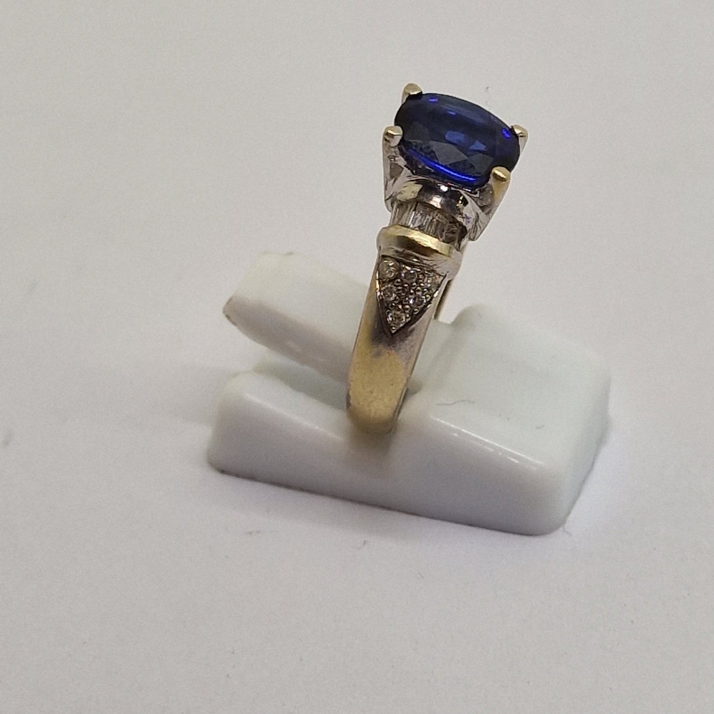 Bague Ancienne en Or Jaune 18k Taille-49
