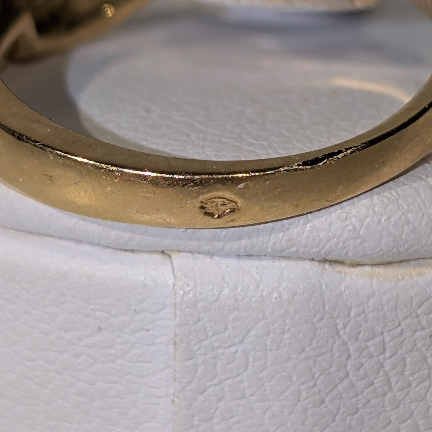 Bague Ancienne avec Pierre 18K Taille-54