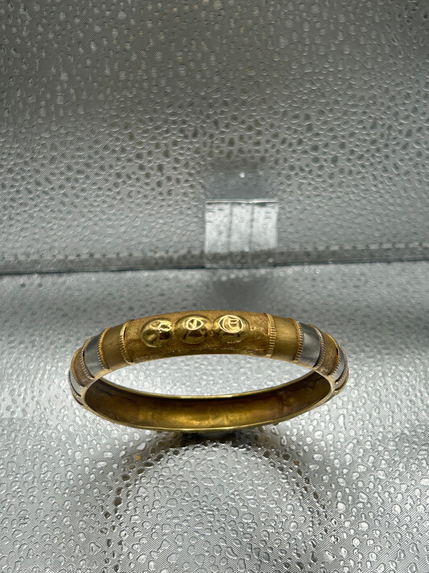 Bracelet Jonc Or Jaune 18 Carats Maille Articulée