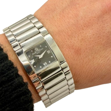 Montre Baume et Mercier CatWalk en Acier Noir 25mm