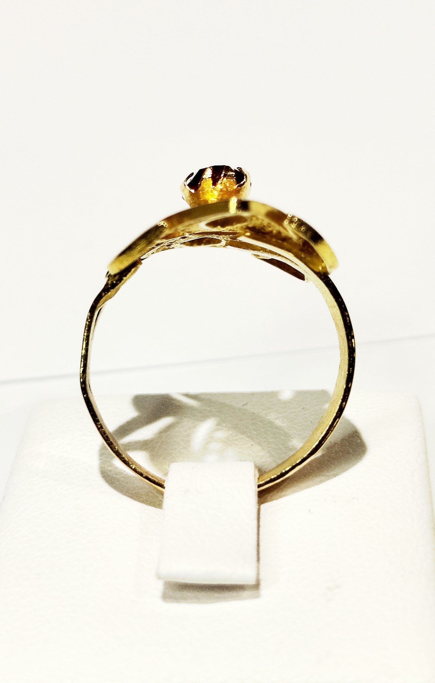 Bague en Or Jaune 14K Taille-56