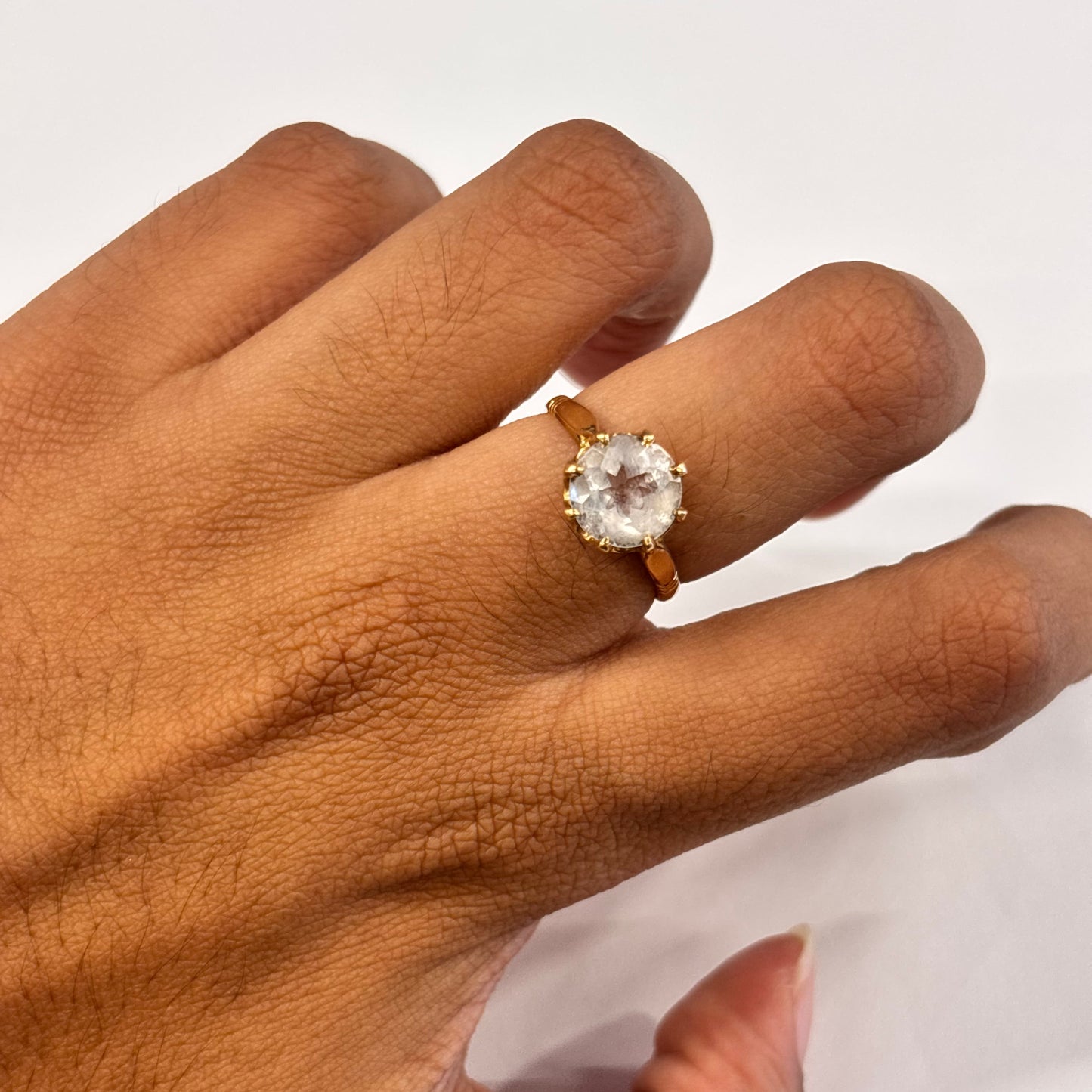 Bague en Or Jaune 18K Taille-54