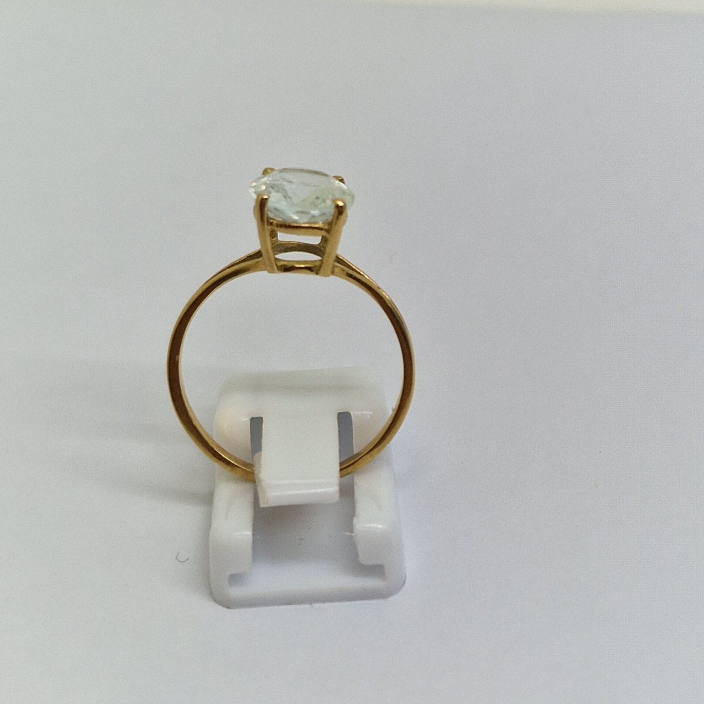 Solitaire en Or jaune 18K Taille-56