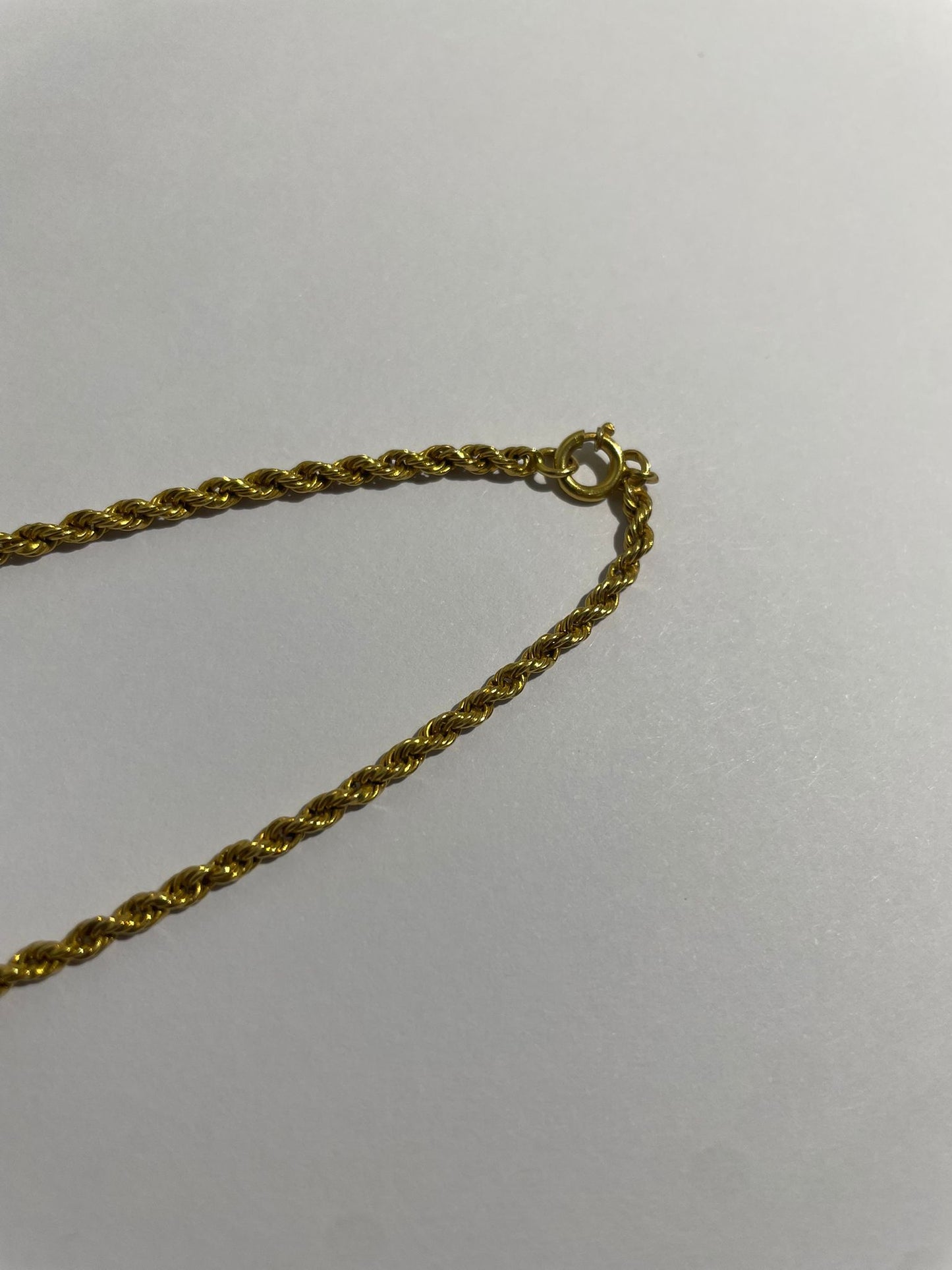 Collier Chaîne Longue en Or Jaune 18k 16.02 Grs