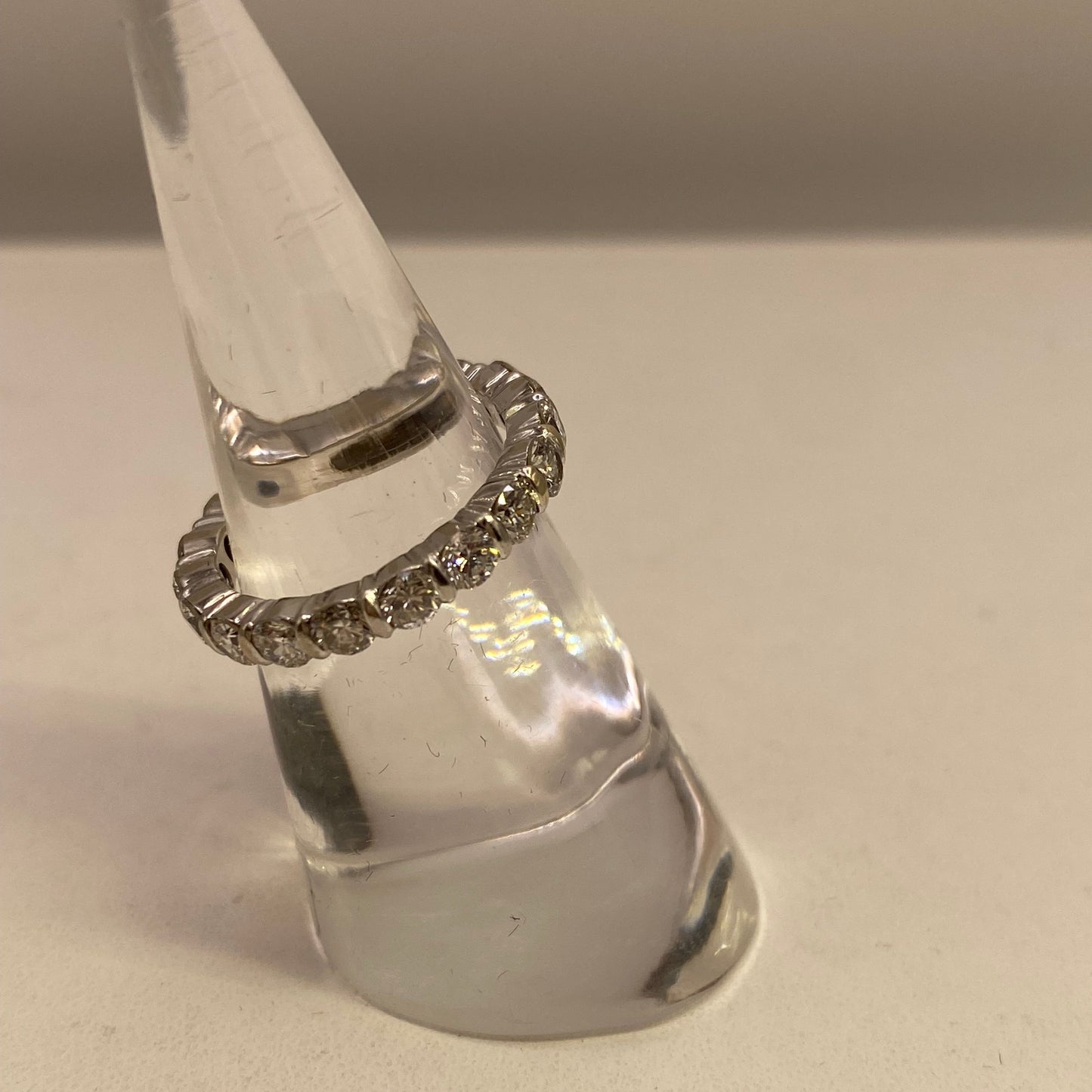 Bagues en Or Blanc avec Diamants 18K - 3.33g