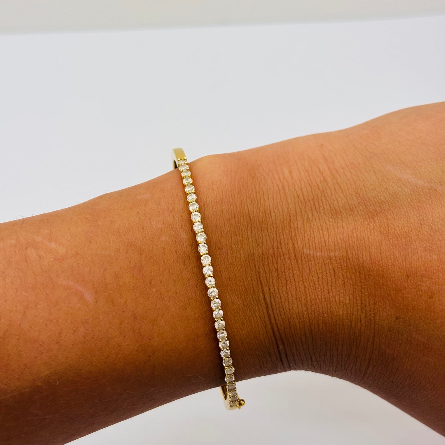 Bracelet Jonc en Or Jaune 18K 9.82 Grs