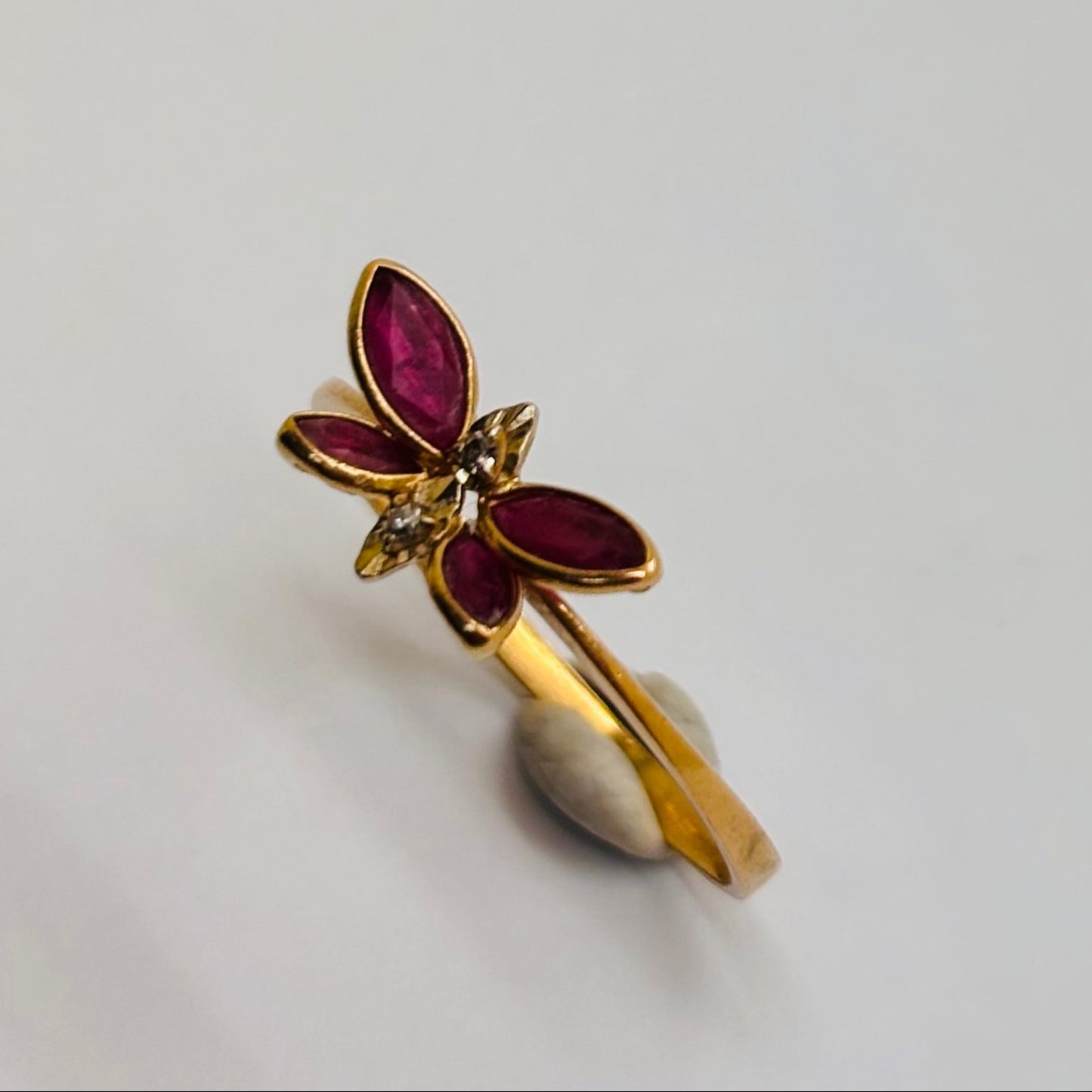 Bague en or jaune 18K Taille-57