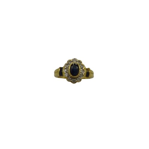 Bague Marguerite Or Jaune 18K Taille-55