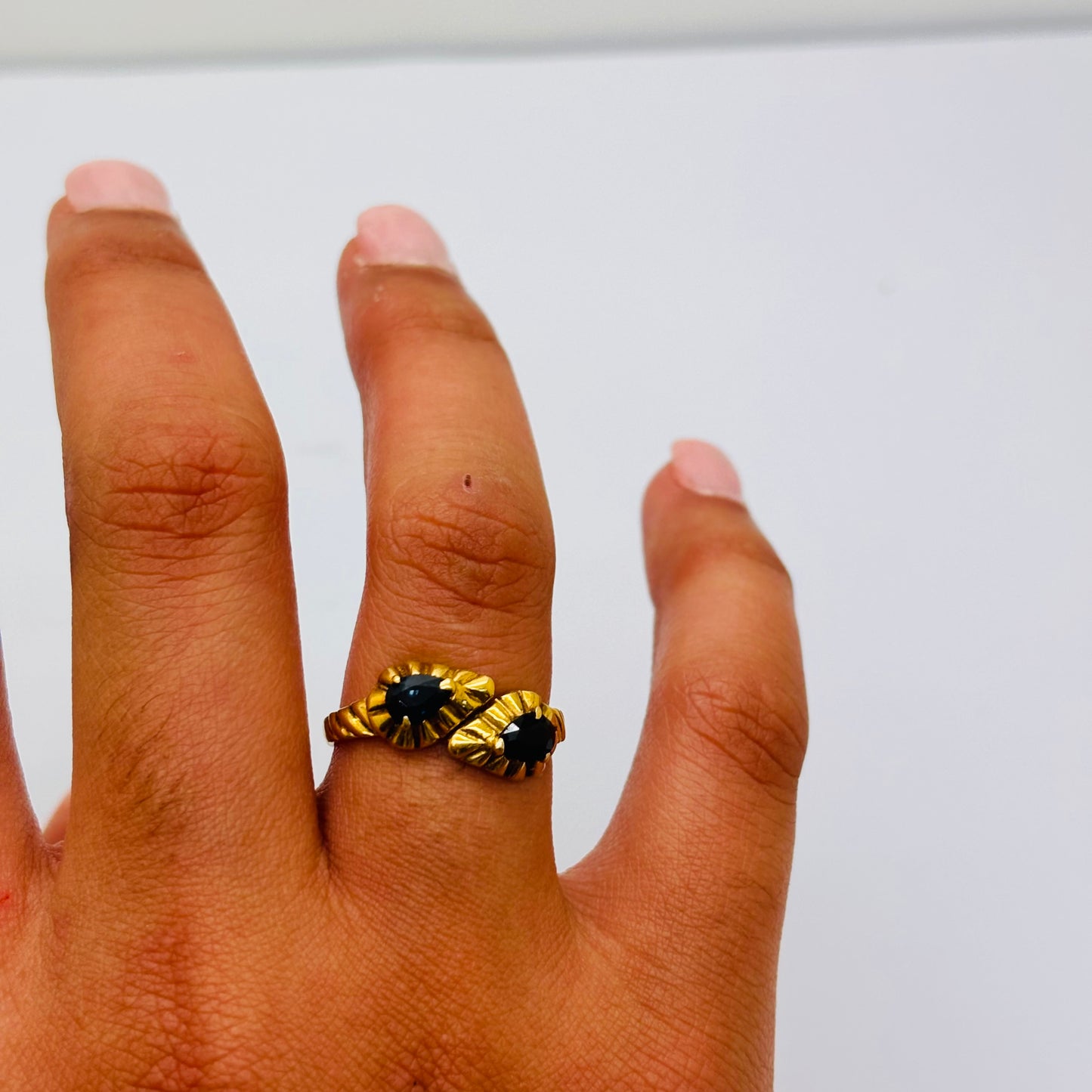 Bague en Or Jaune 18k Taille-56