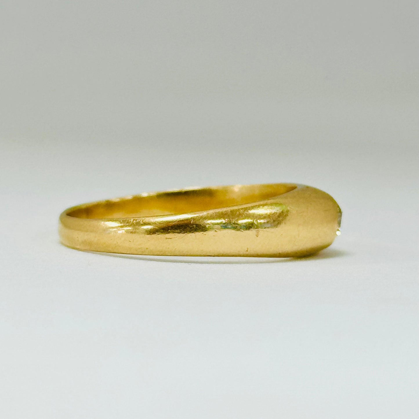 Solitaire en Or Jaune 18K 59-Taille