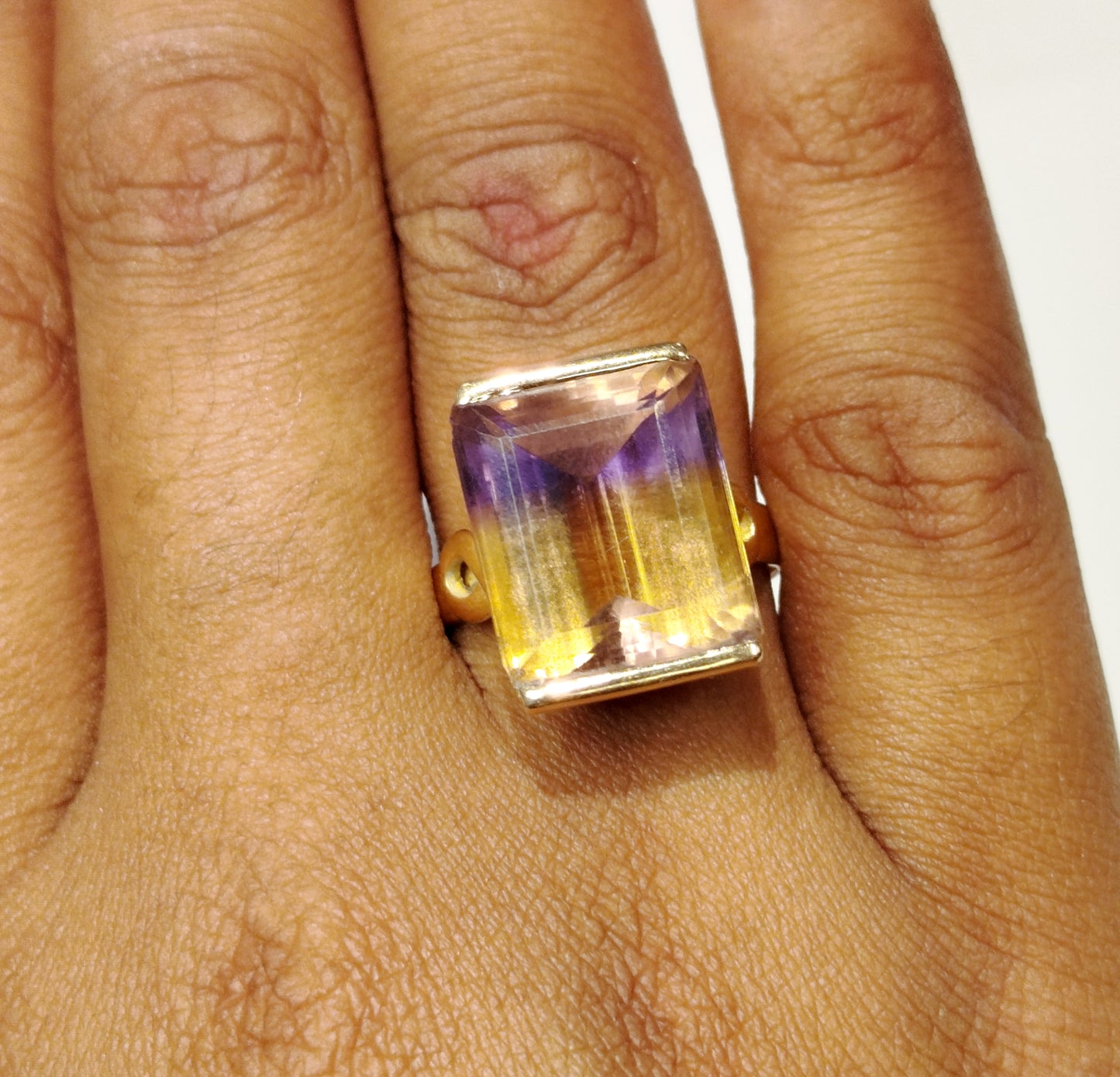 Bague en Or Jaune 18K Taille-57