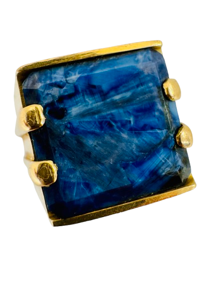 Bague Chevalière Or Jaune 18K Taille-67