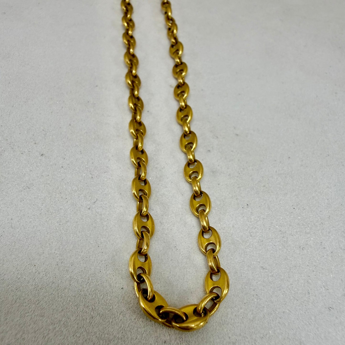 Collier longue chaine or jaune 18K 29.21 Grs
