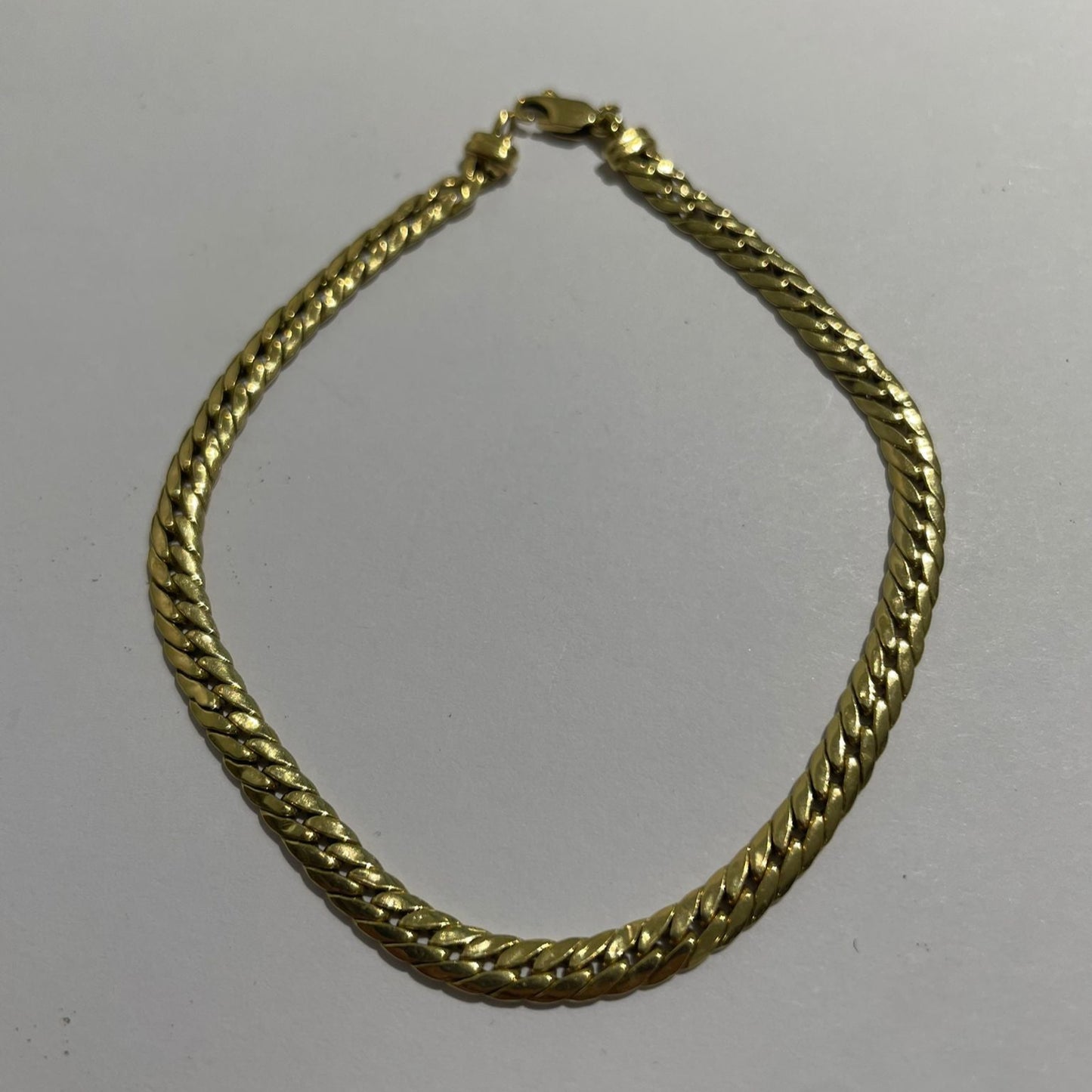 Bracelet Gourmette Or Jaune 18K 4.79 Grs