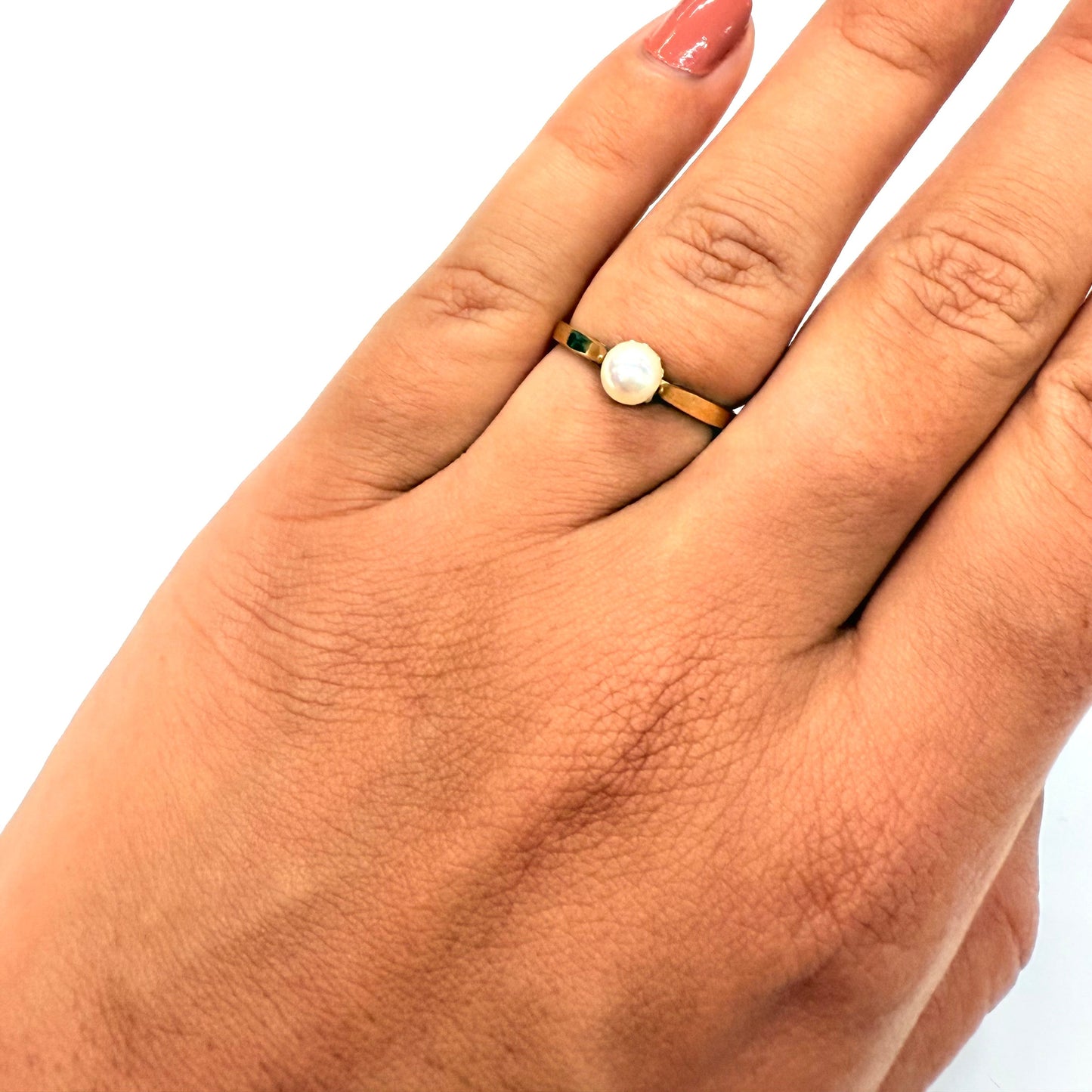 Jolie bague en or 18k Taille-53