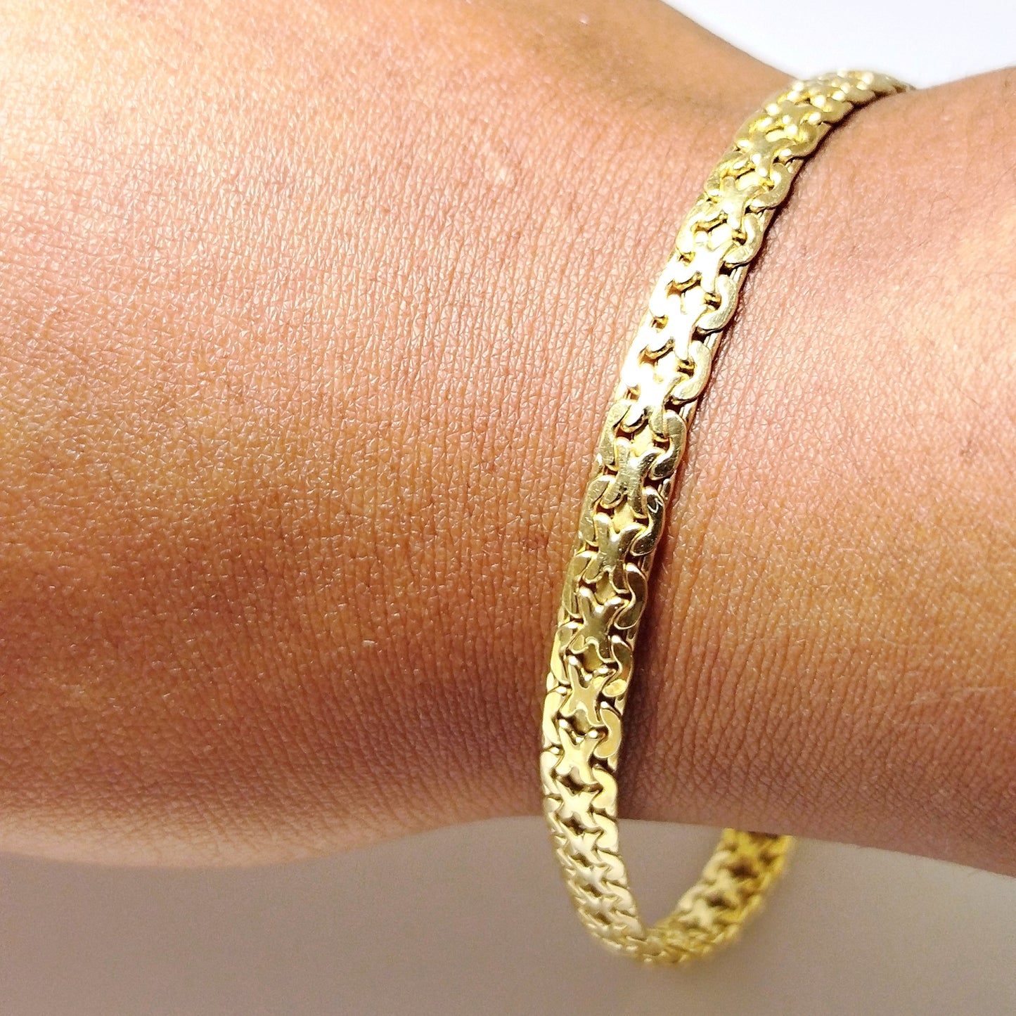 Bracelet en Or Jaune 18K 6.80 Grs