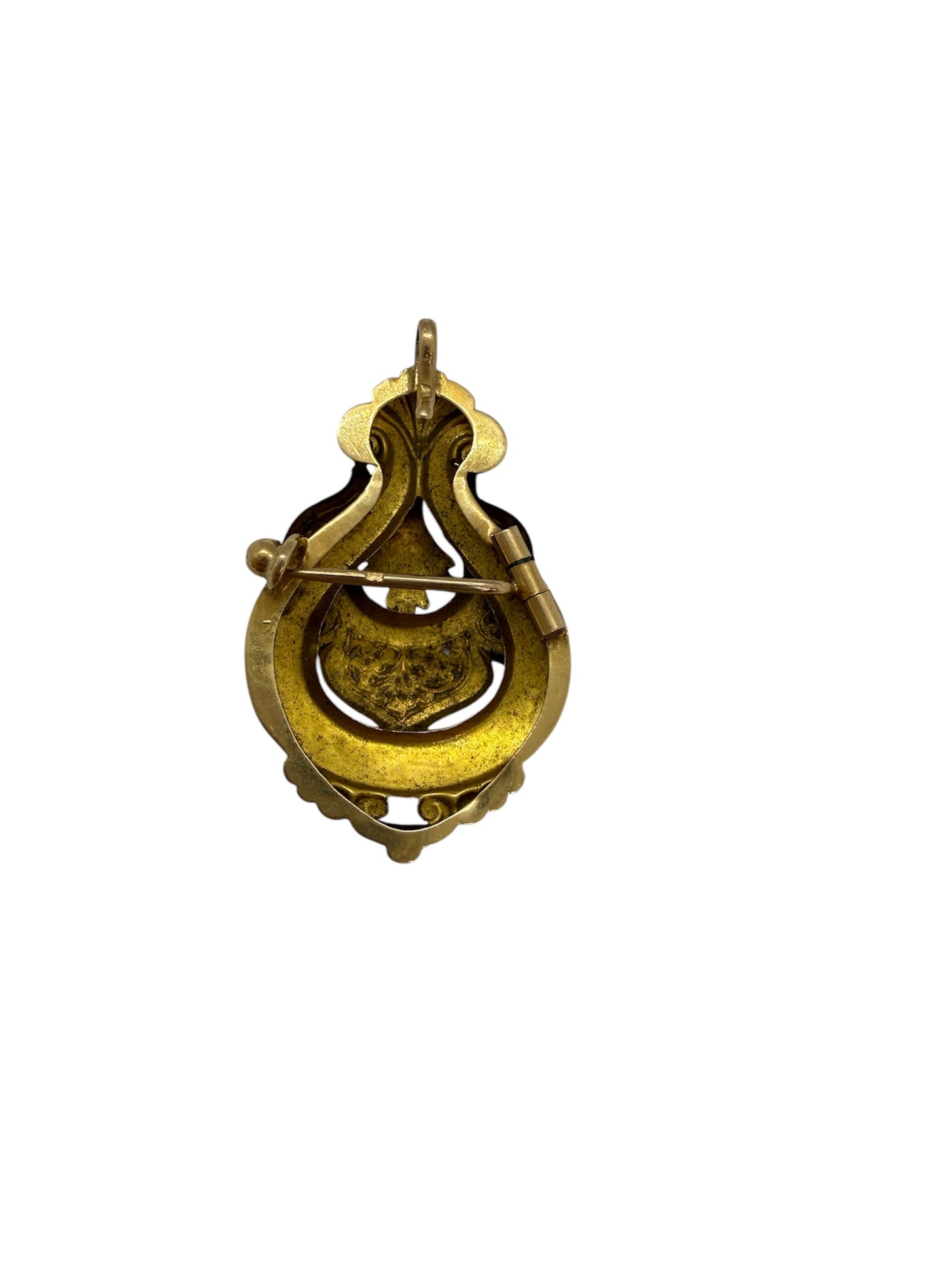 Pendentif Or Jaune 18k Broche