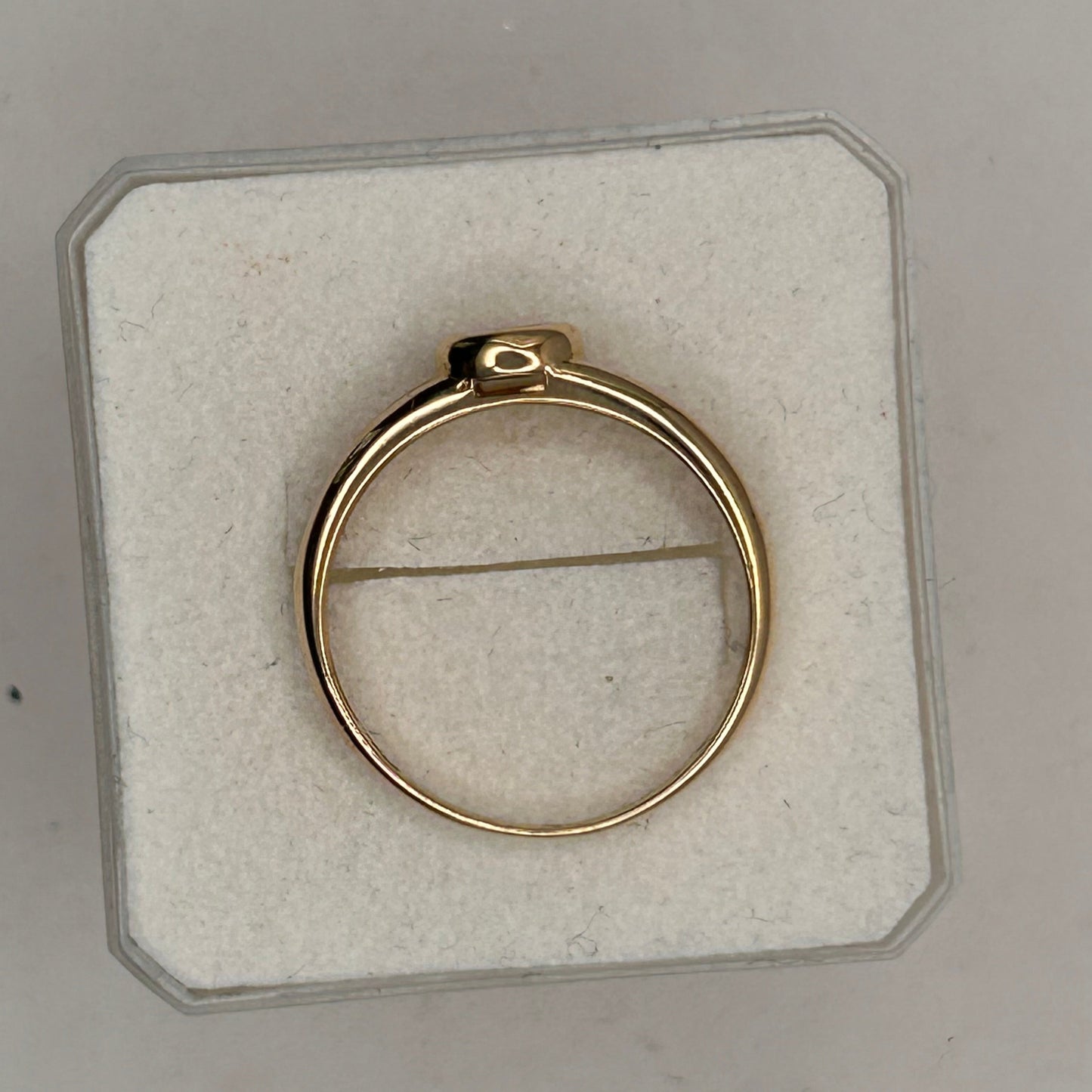 Bague en Or Jaune 18K avec Diamants 0.05ct
