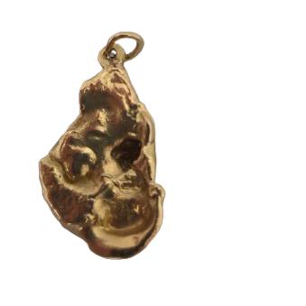 Pendentif pépite en Or Jaune 18K 6.97 Grs