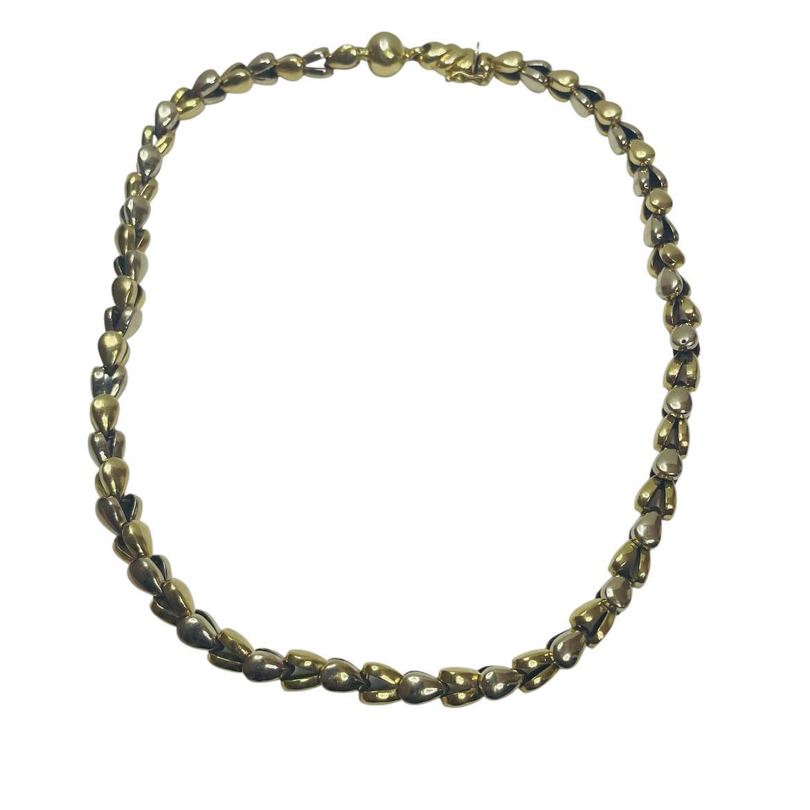 Collier Ras du Cou en Or Jaune 18K 50.55 Grs