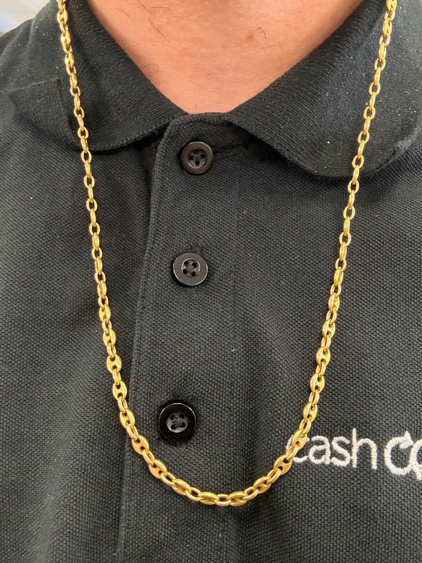 Collier longue chaine or jaune 18K 29.21 Grs