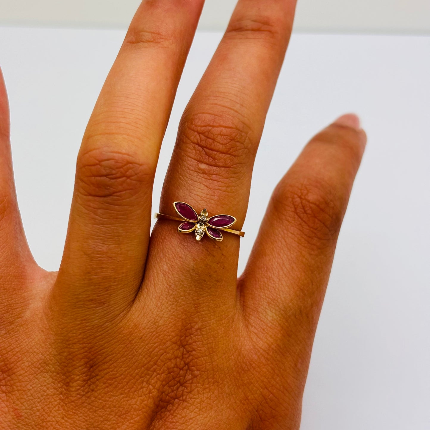 Bague en or jaune 18K Taille-57