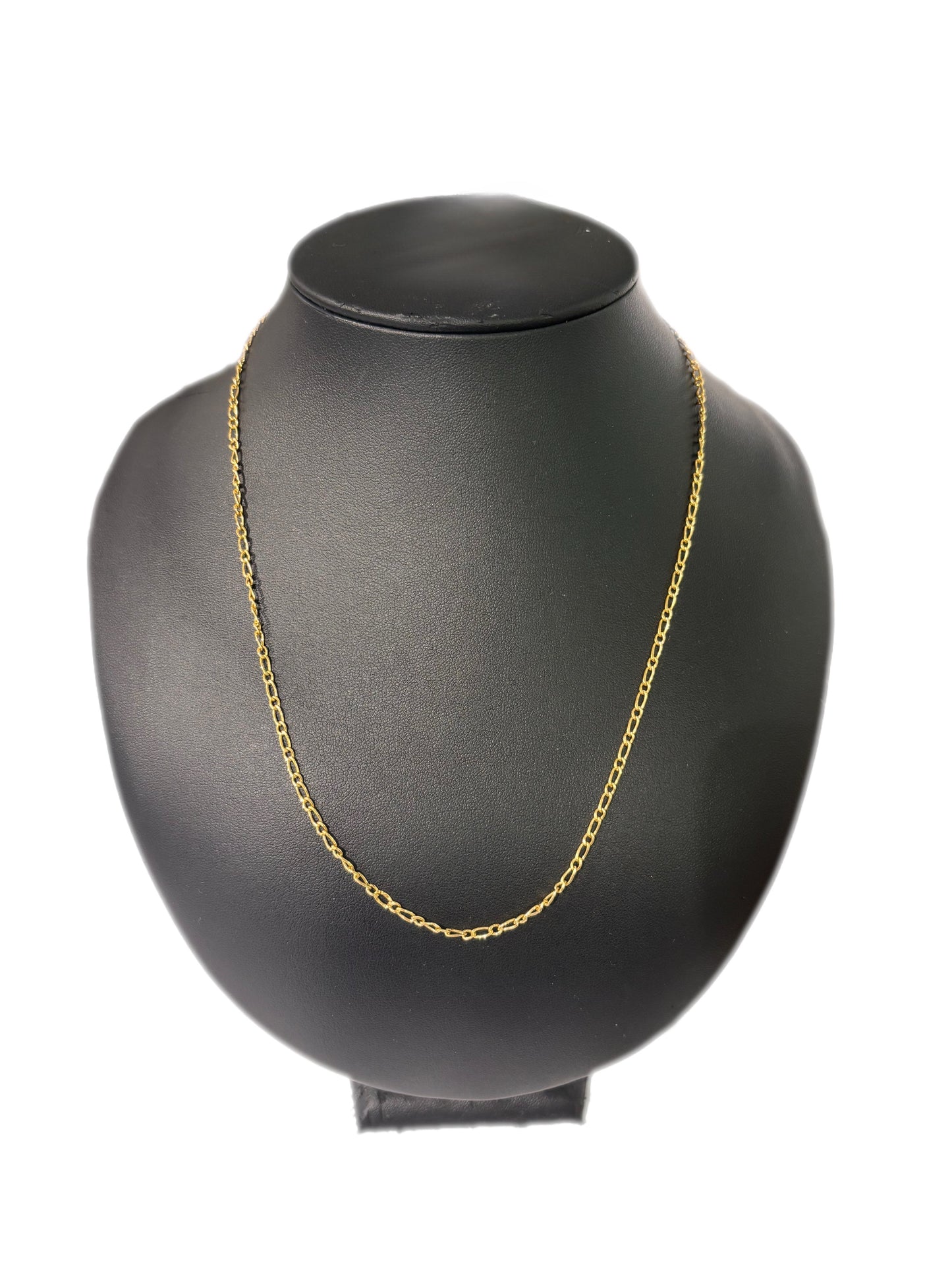 Collier Sautoir en Or Jaune 18 Carats Figaro 50cm