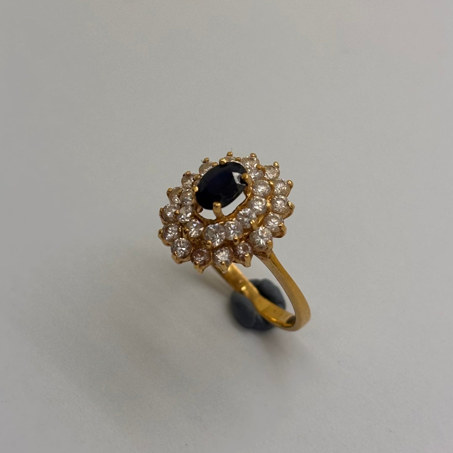 Bague Marguerite en Or Jaune 18K Taille-52