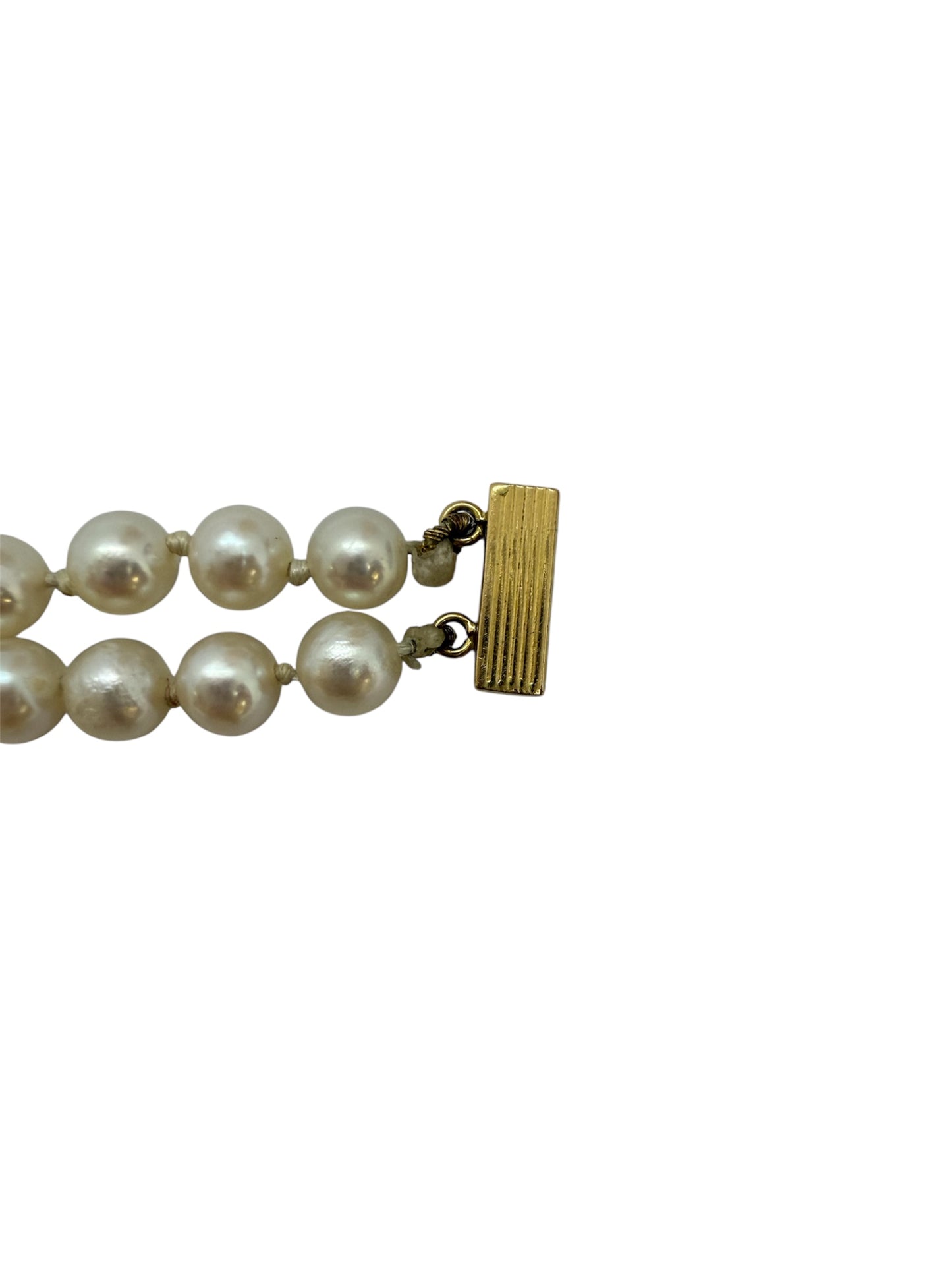 Bracelet perles en Or Jaune 18K 13.06 Grs