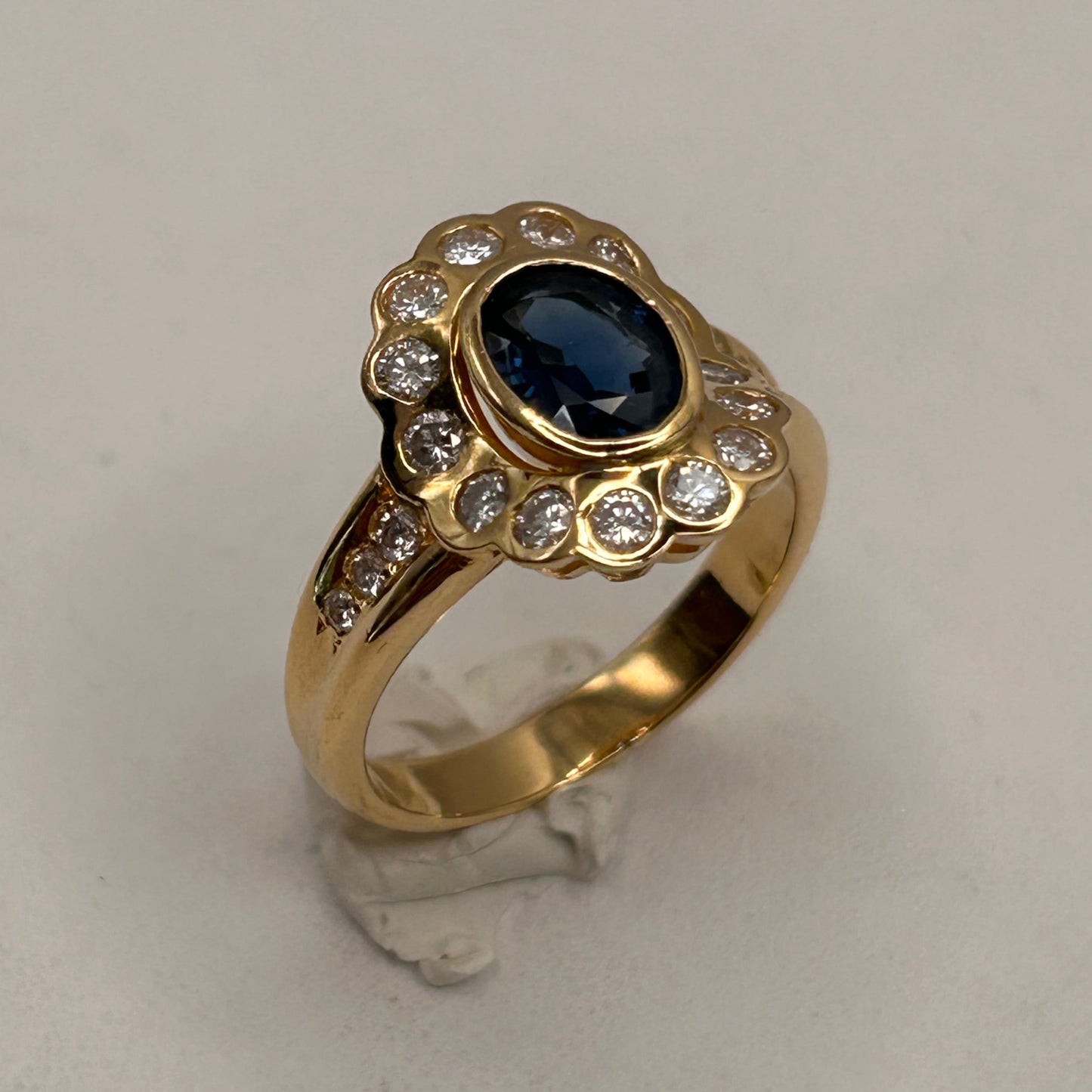 Bague en Or Jaune 18K Taille-54
